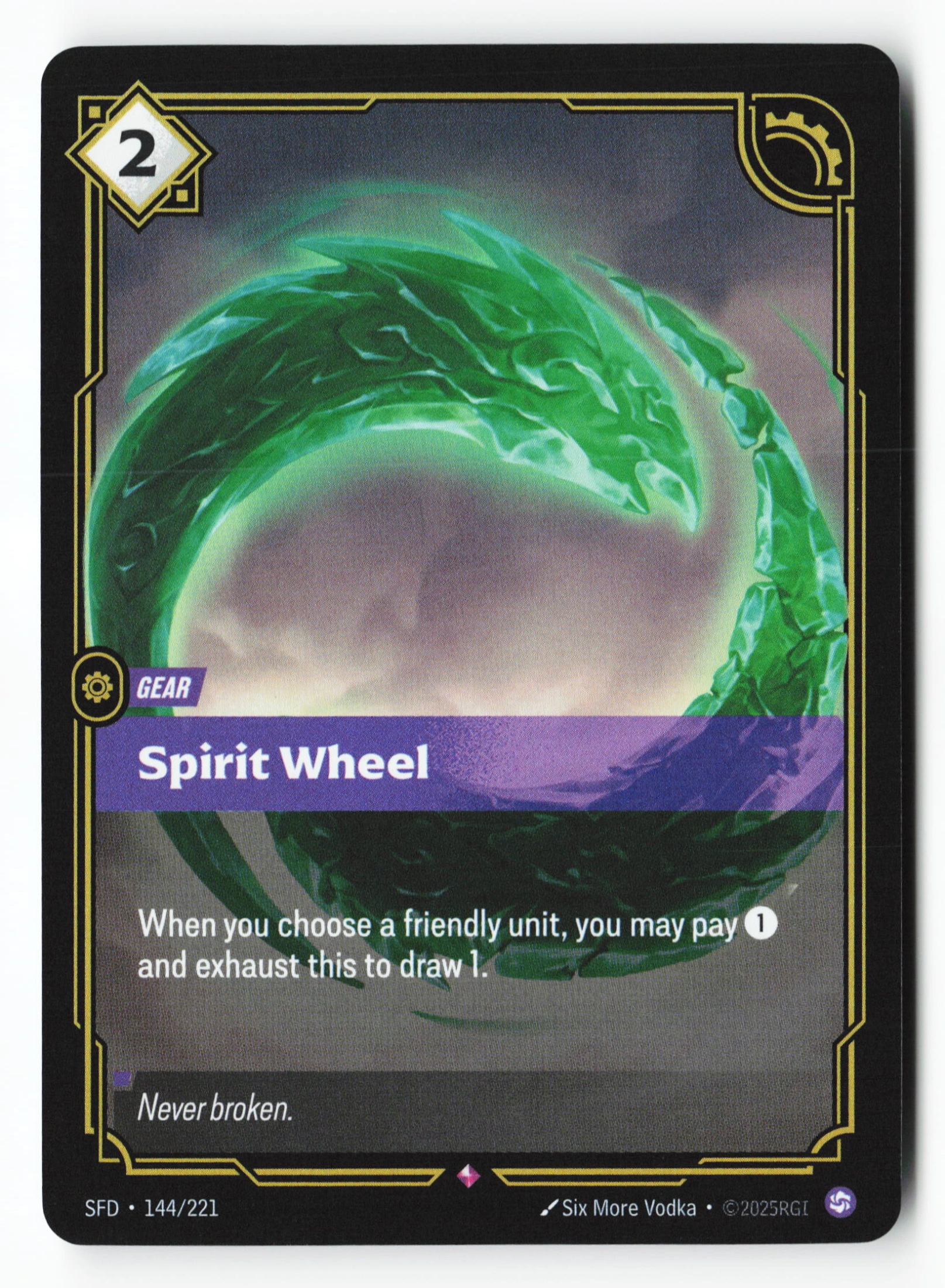 Spirit Wheel (SFD 144) — Voorkant