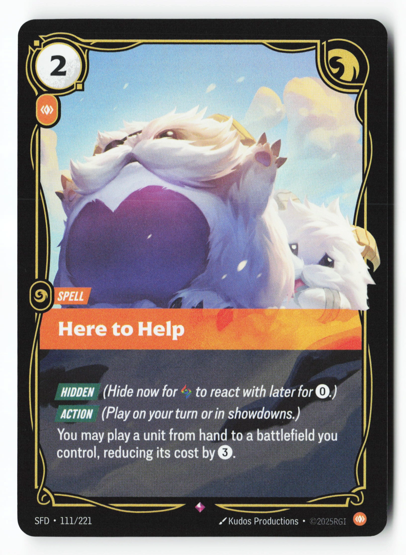 Here To Help (SFD 111) — Voorkant