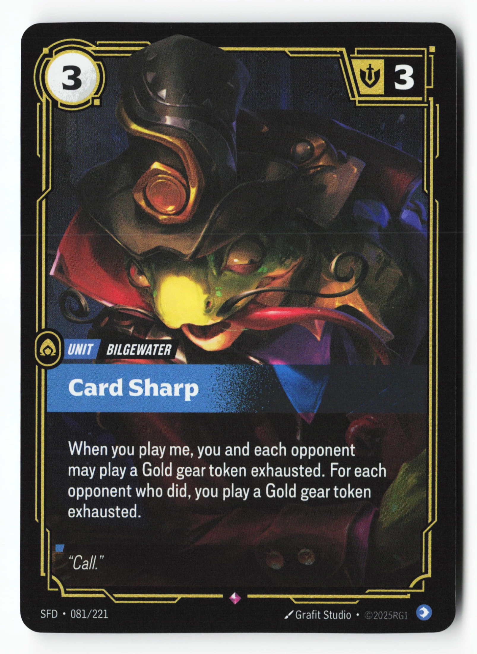 Card Sharp (SFD 081) — Voorkant