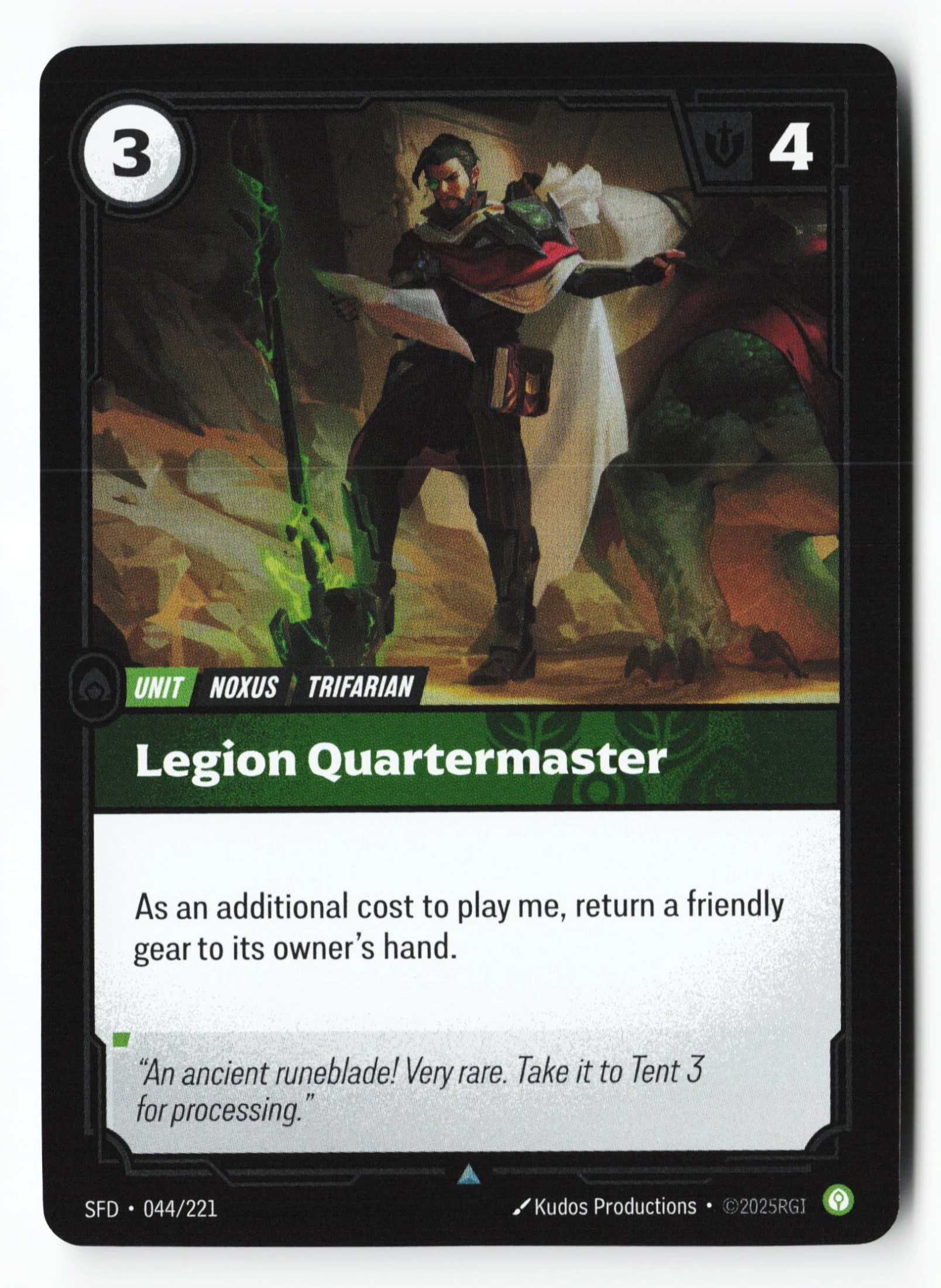 Legion Quartermaster (SFD 044) — Voorkant