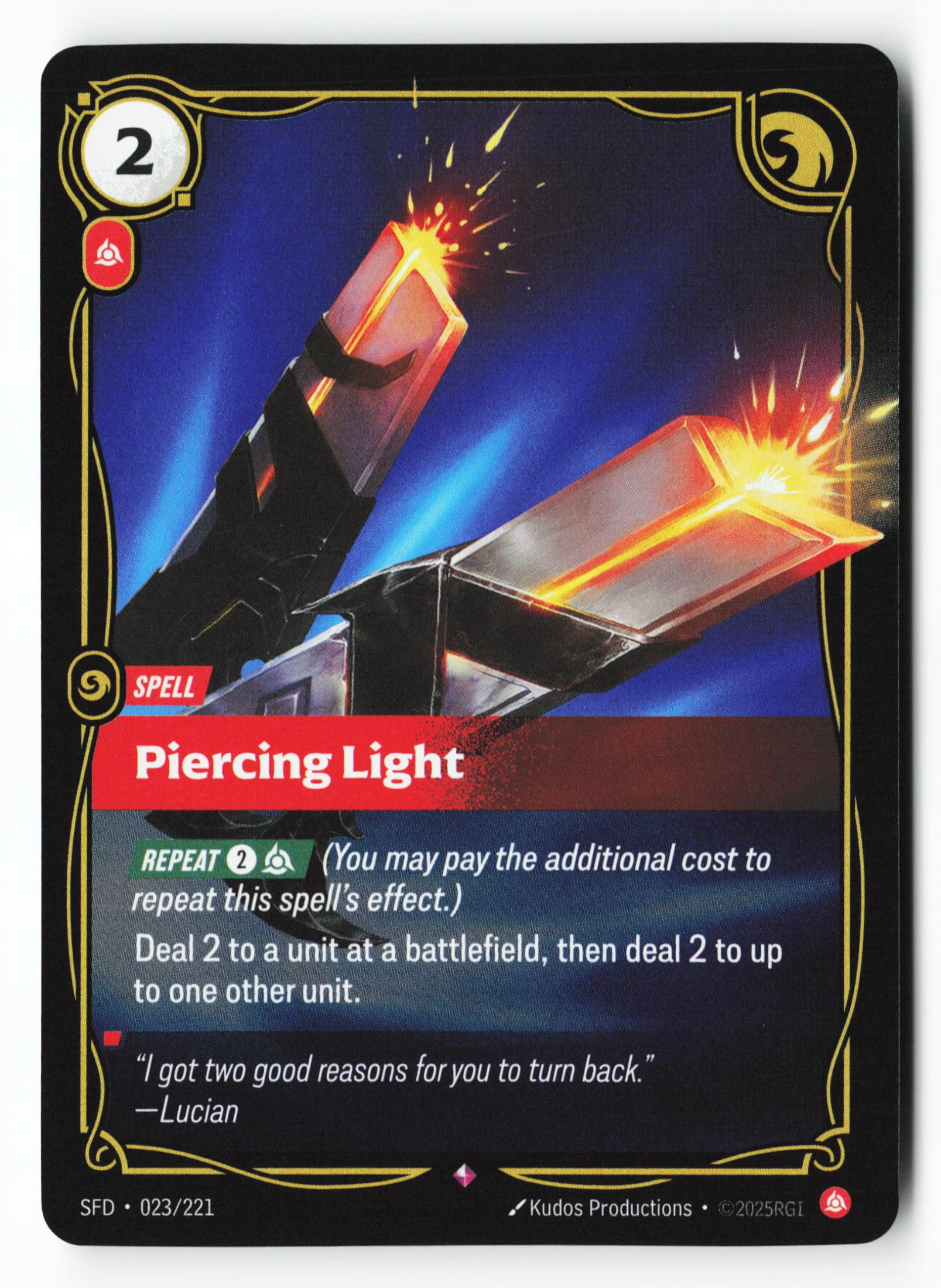 Piercing Light (SFD 023) — Voorkant