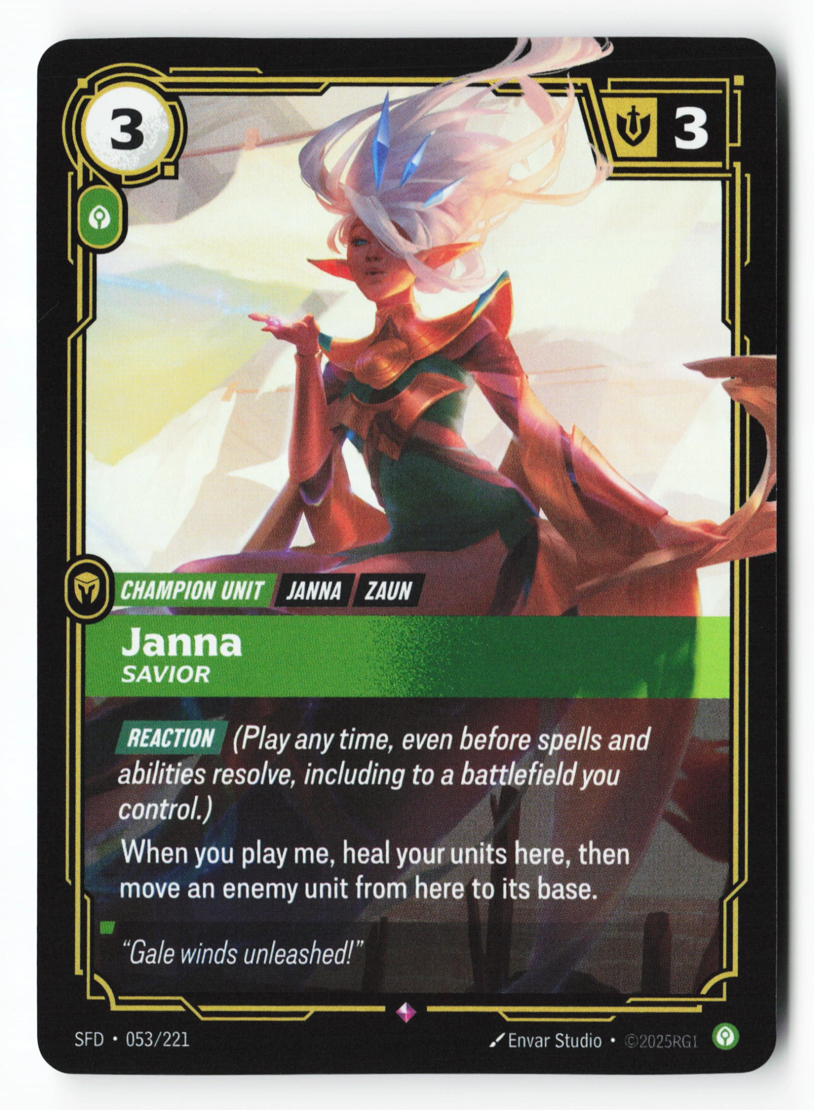 Janna, Savior (SFD 053) — Voorkant