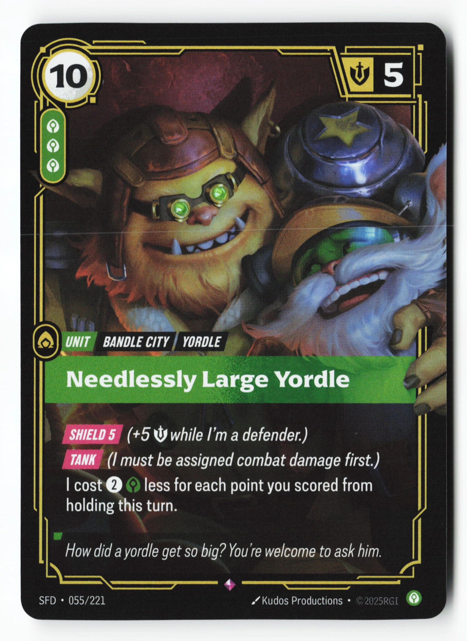 Needlessly Large Yordle (SFD 055) — Voorkant