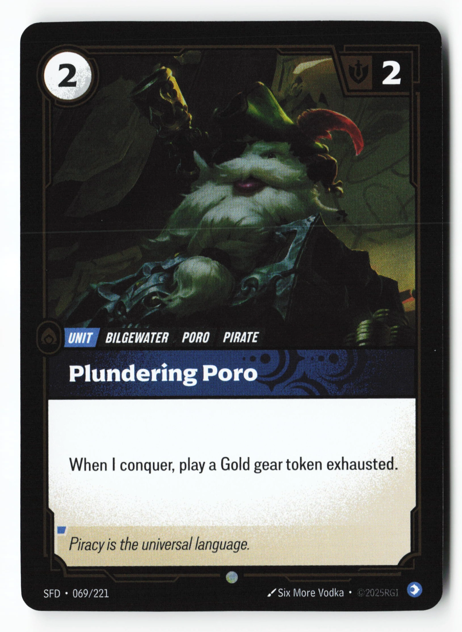 Plundering Poro (SFD 069) — Voorkant
