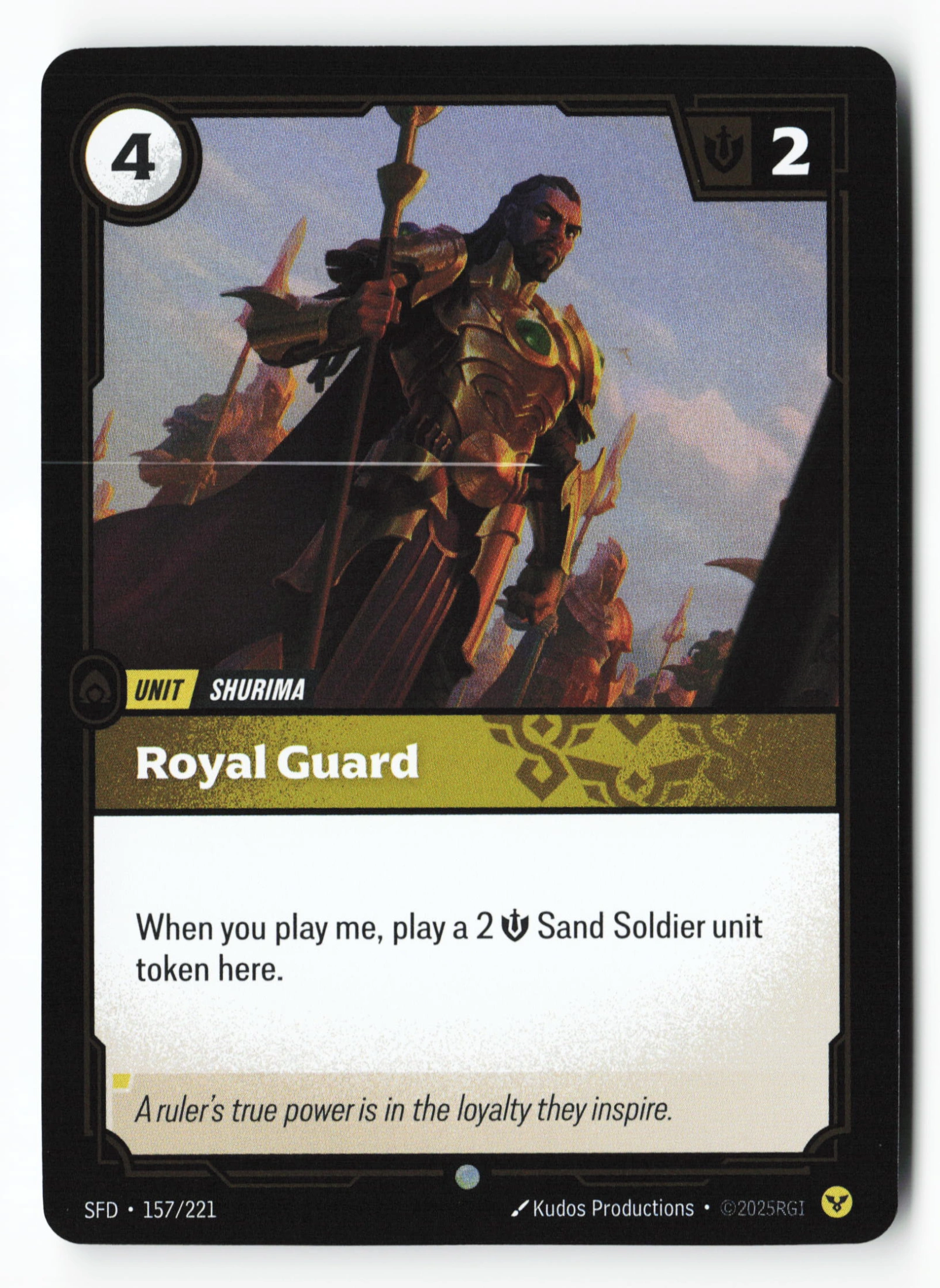 Royal Guard (SFD 157) — Voorkant