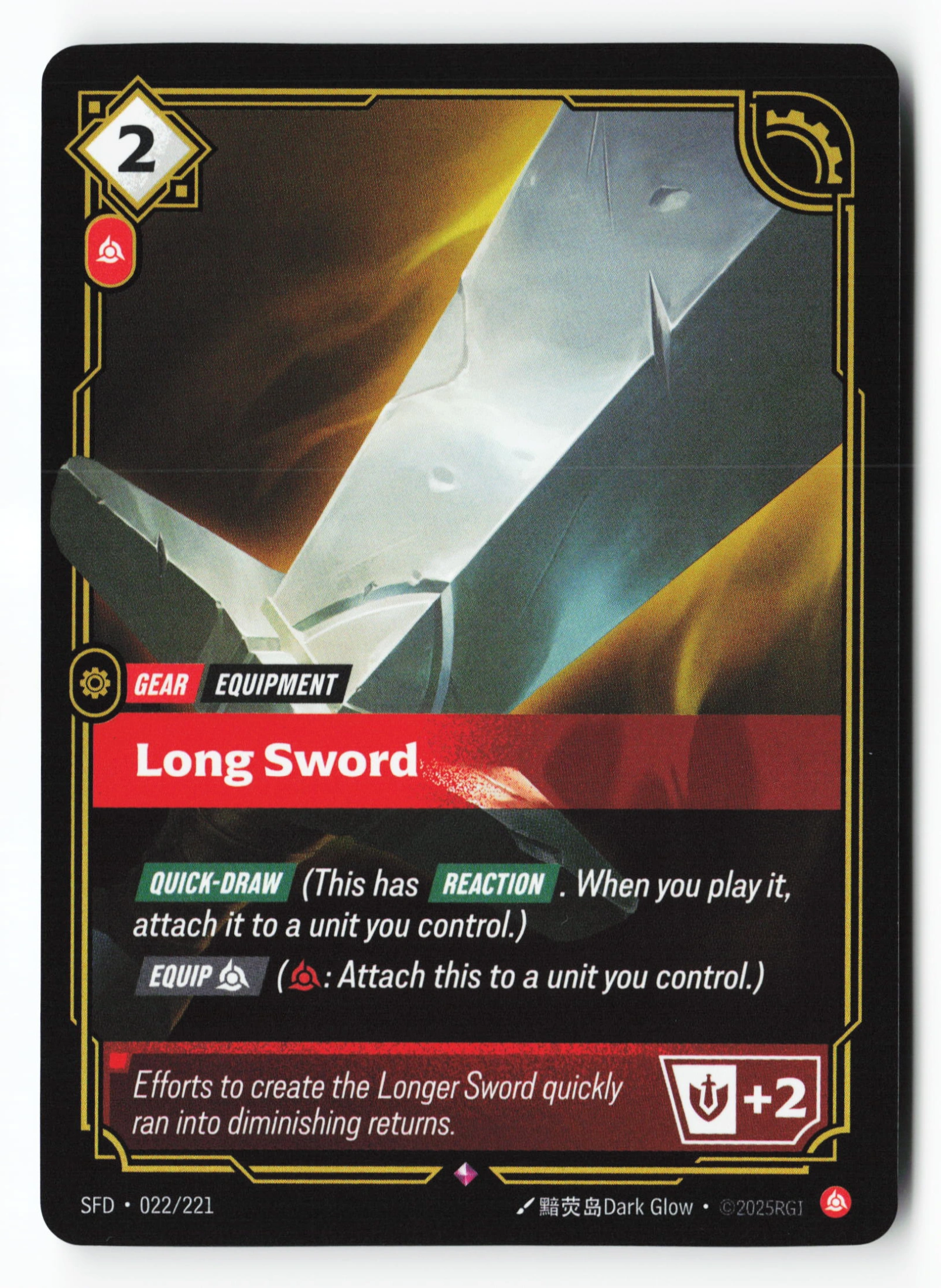 Long Sword (SFD 022) — Voorkant