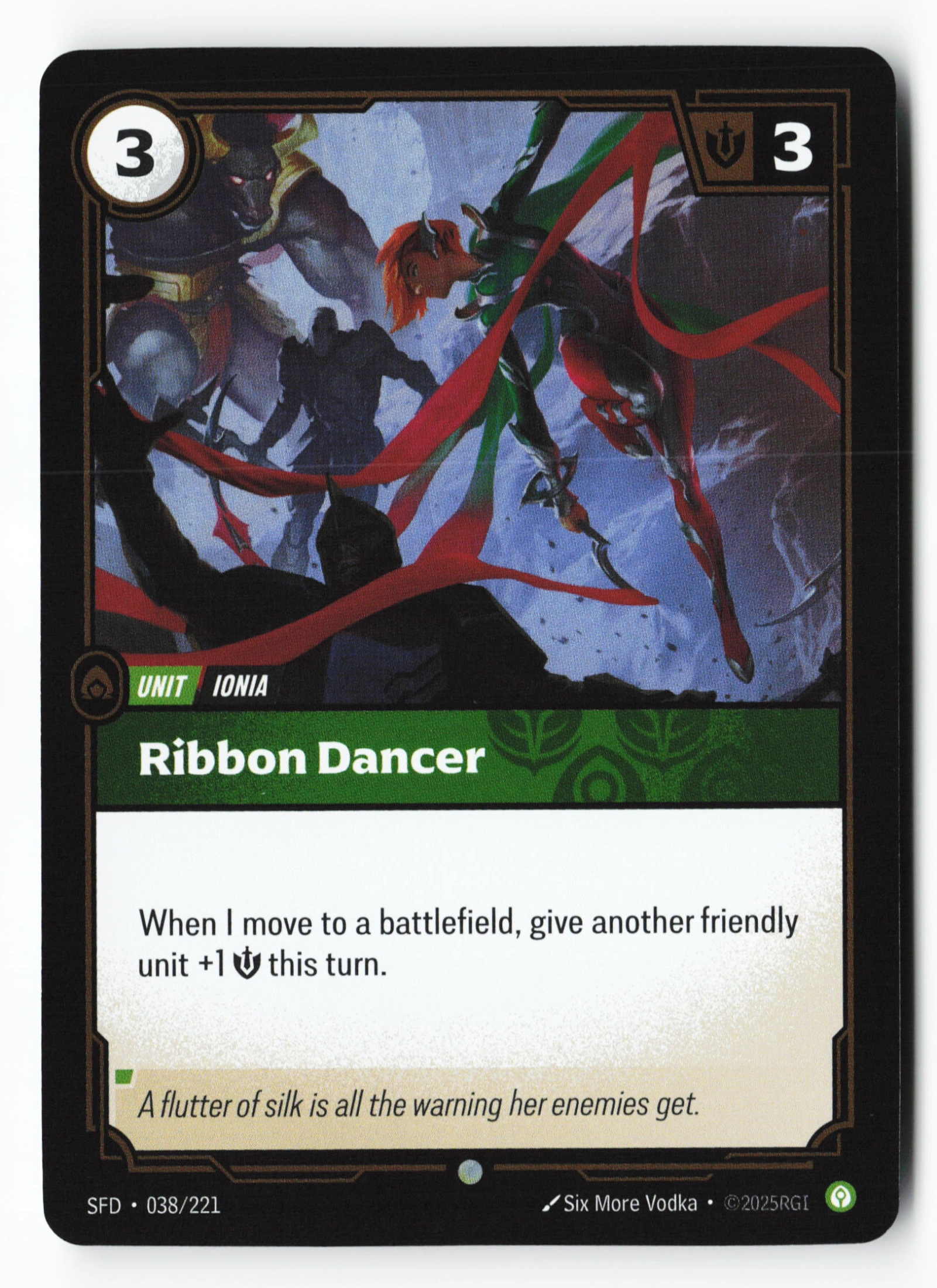 Ribbon Dancer (SFD 038) — Voorkant