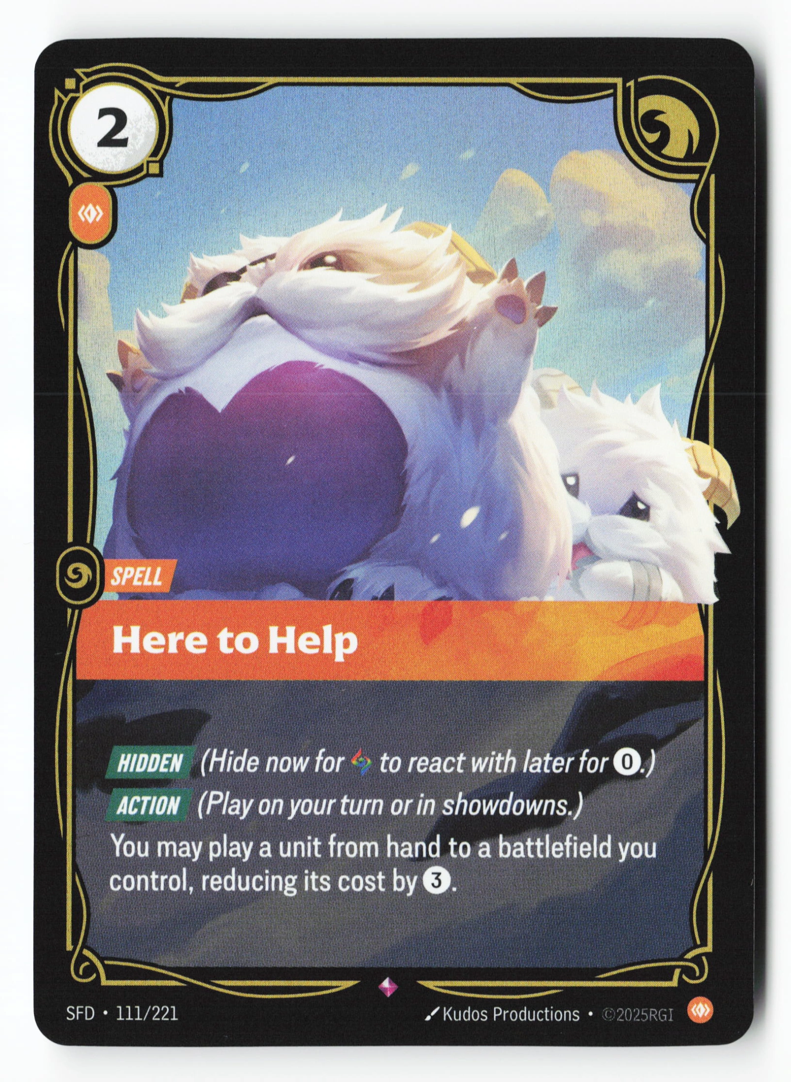 Here To Help (SFD 111) — Voorkant