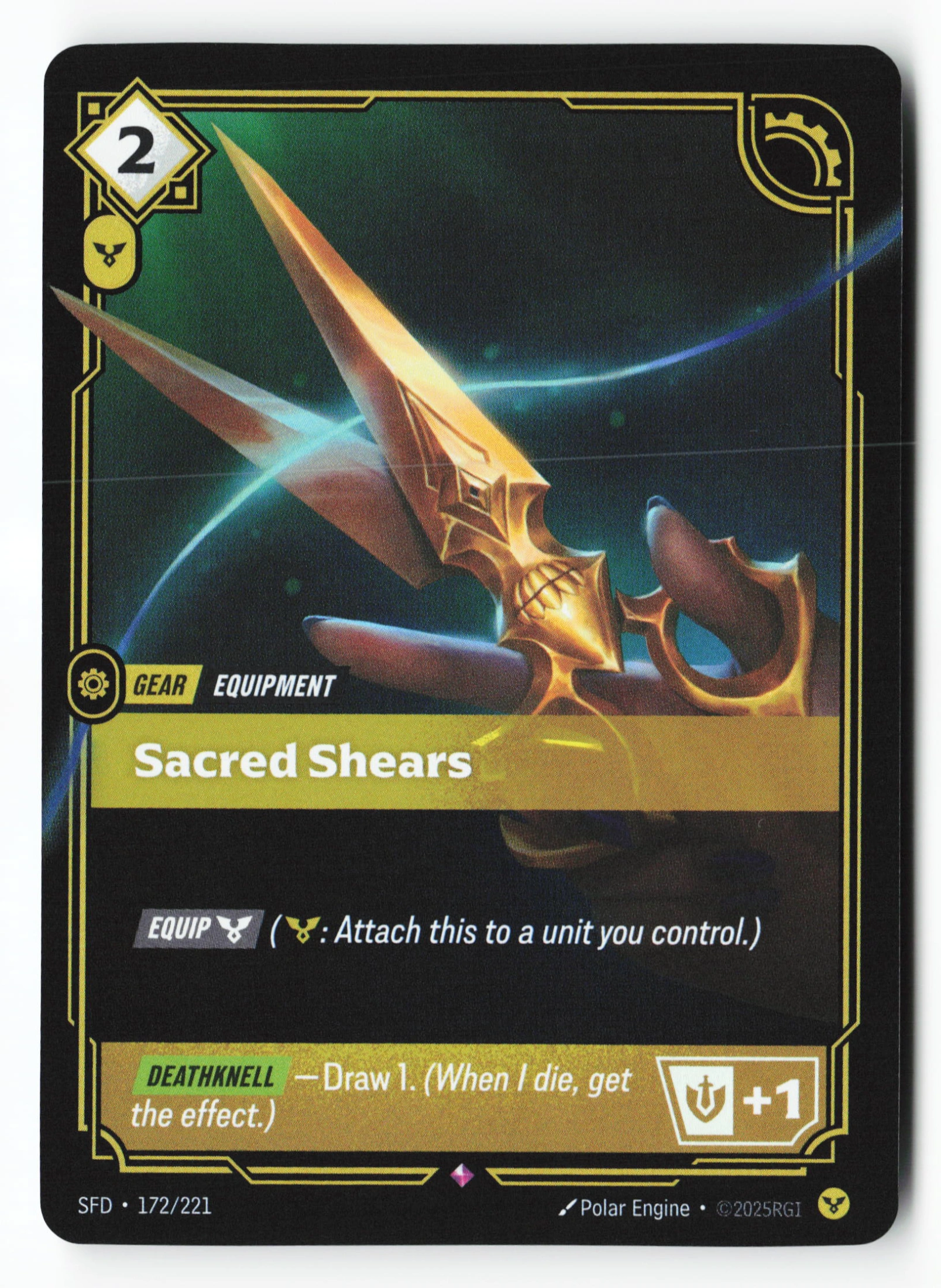 Sacred Shears (SFD 172) — Voorkant