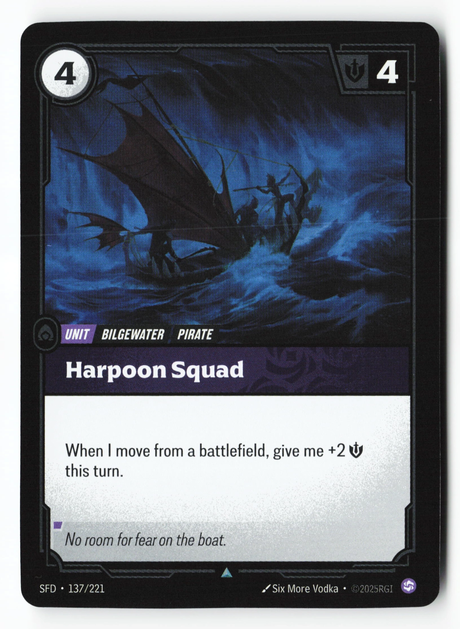 Harpoon Squad (SFD 137) — Voorkant