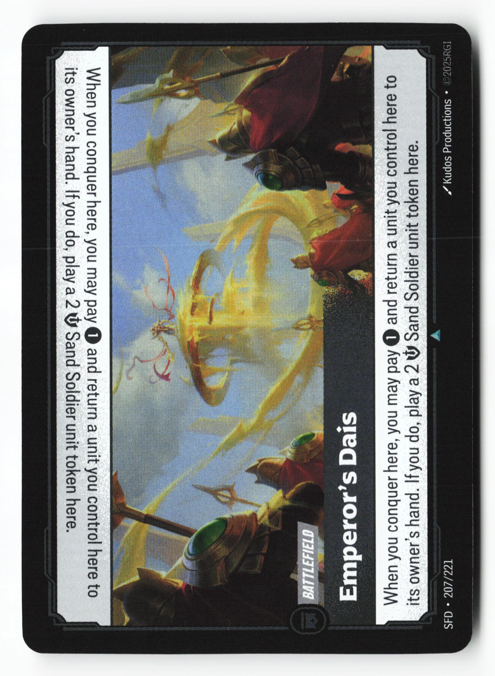 Emperor's Dais (SFD 207) — Voorkant