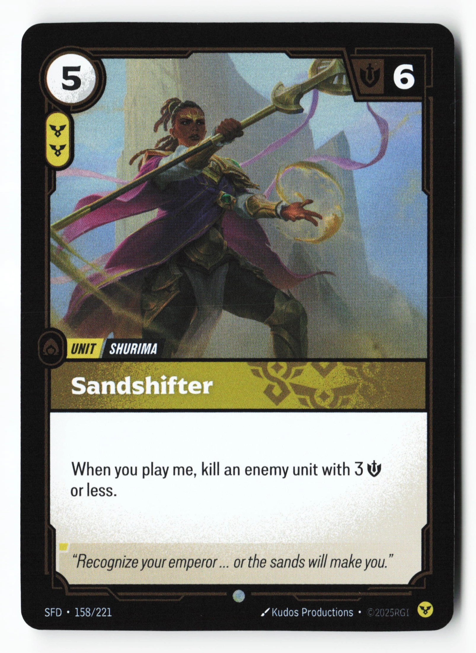 Sandshifter (SFD 158) — Voorkant