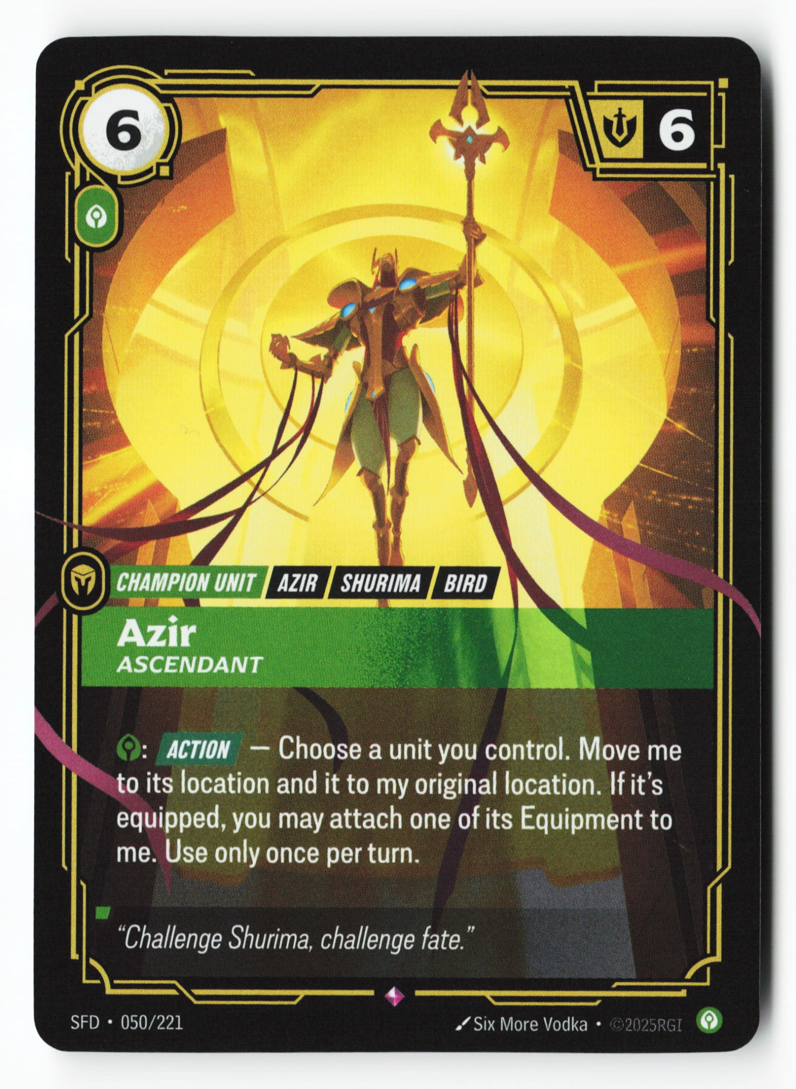 Azir, Ascendant (SFD 050) — Voorkant