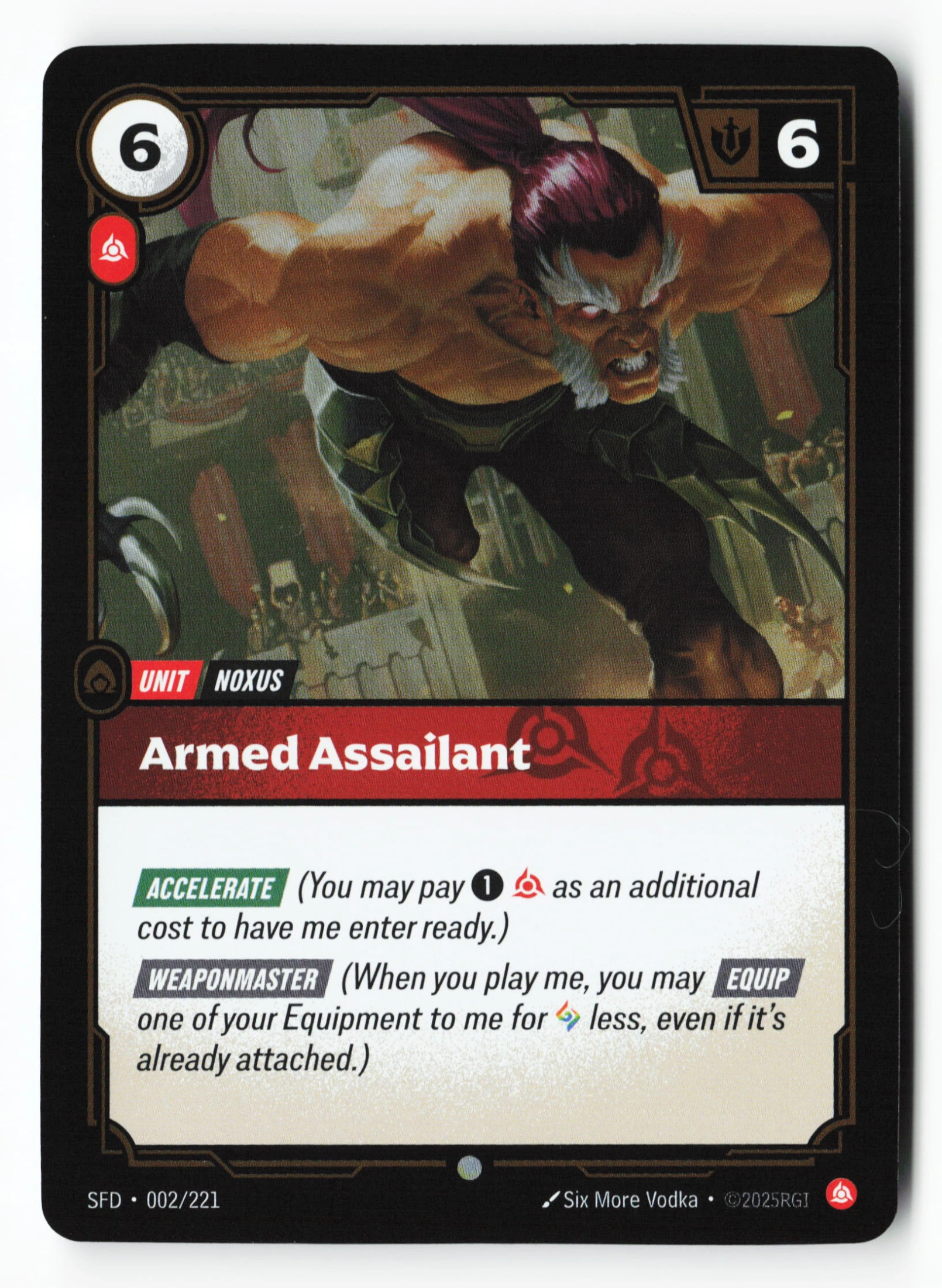 Armed Assailant (SFD 002) — Voorkant