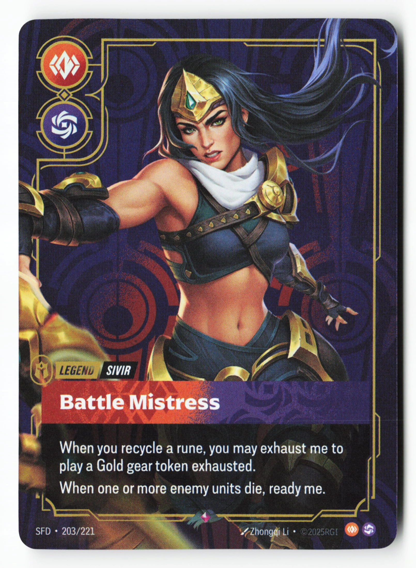 Battle Mistress (SFD 203) — Voorkant