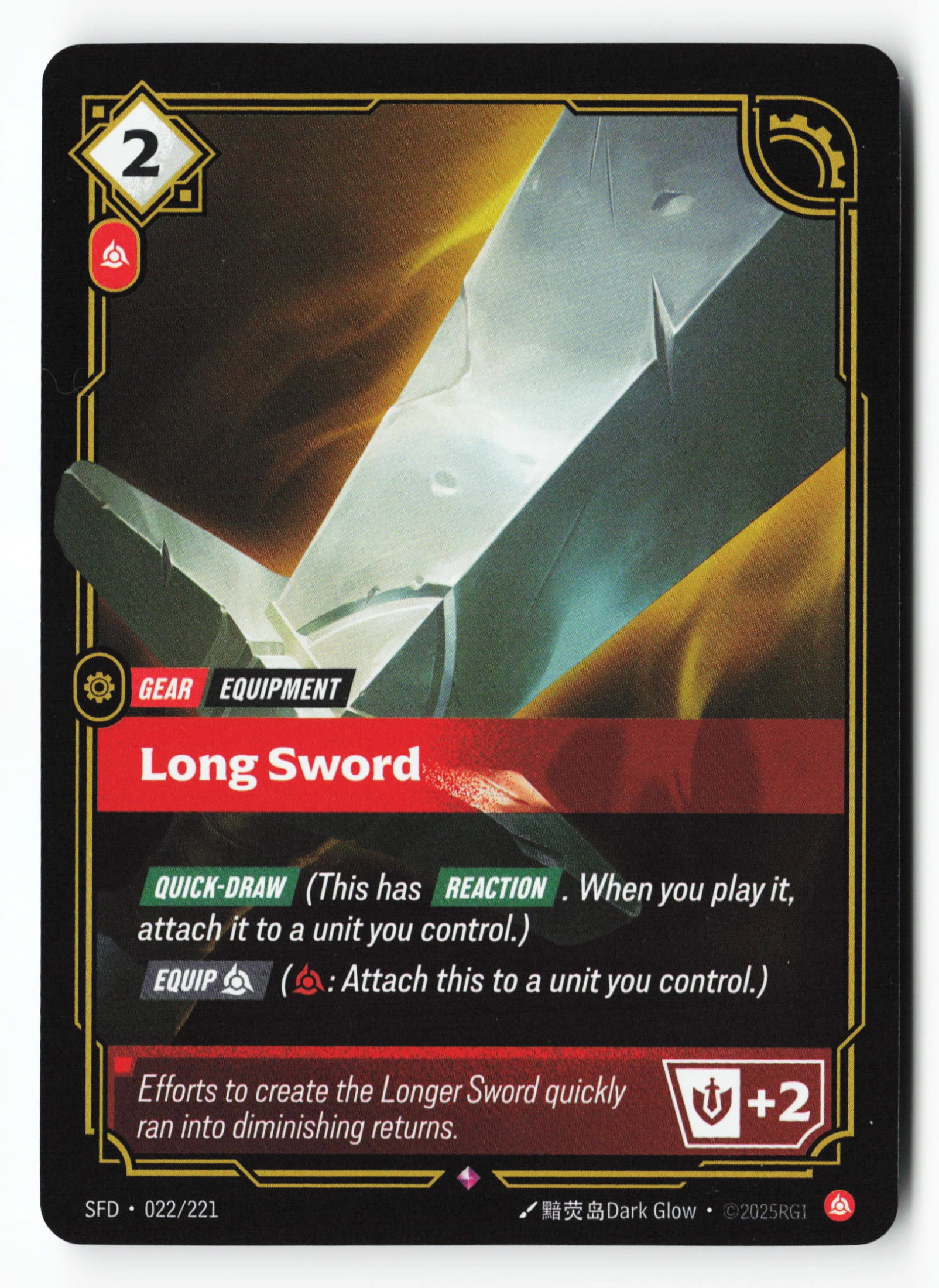 Long Sword (SFD 022) — Voorkant