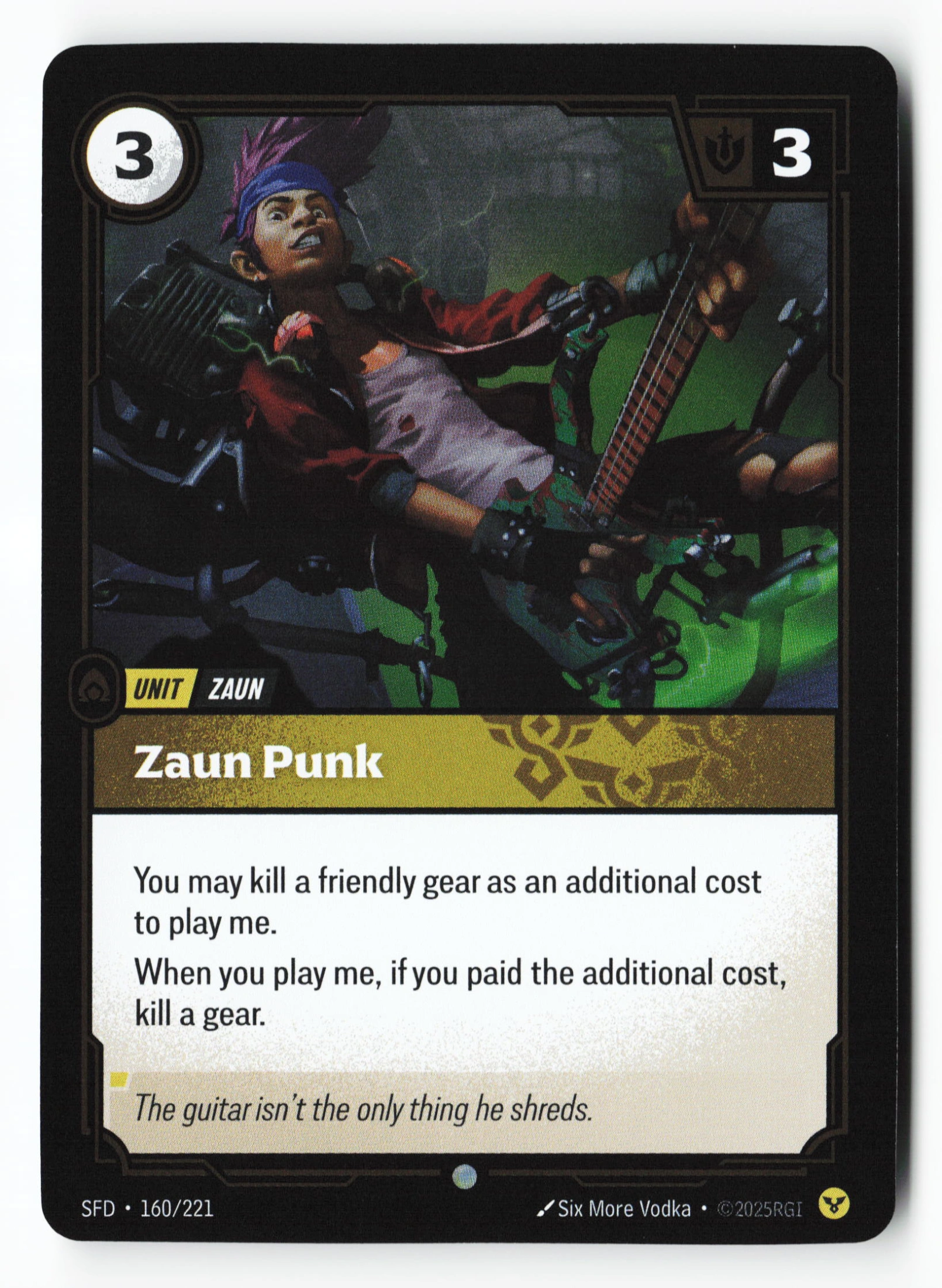 Zaun Punk (SFD 160) — Voorkant