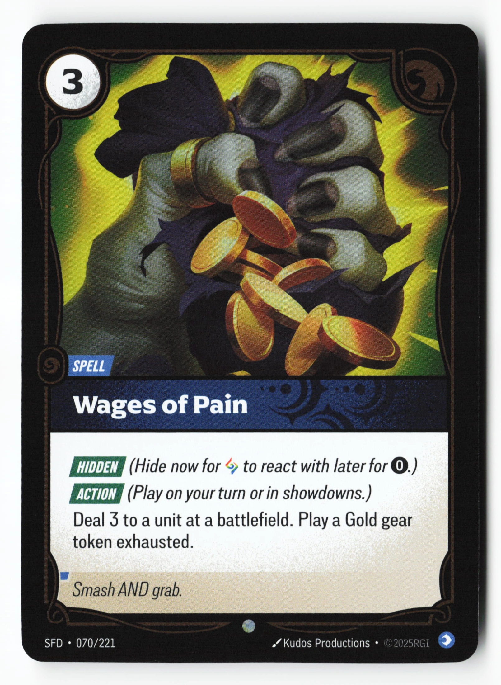 Wages Of Pain (SFD 070) — Voorkant
