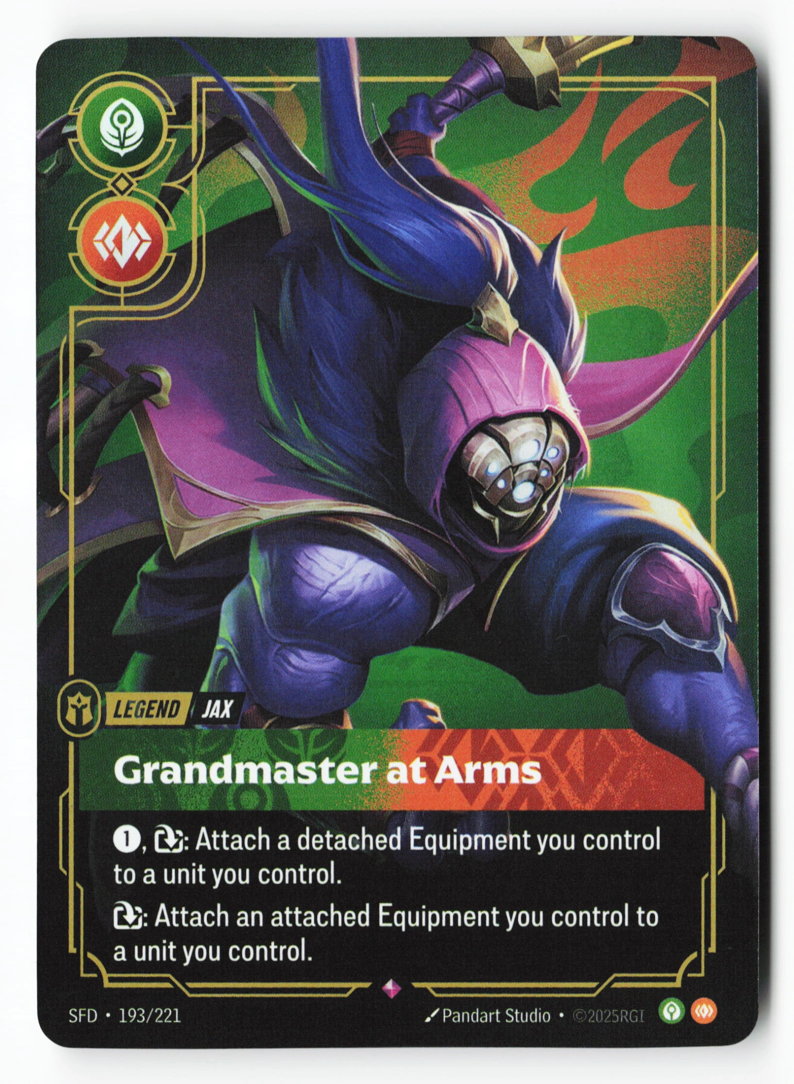 Grandmaster At Arms (SFD 193) — Voorkant