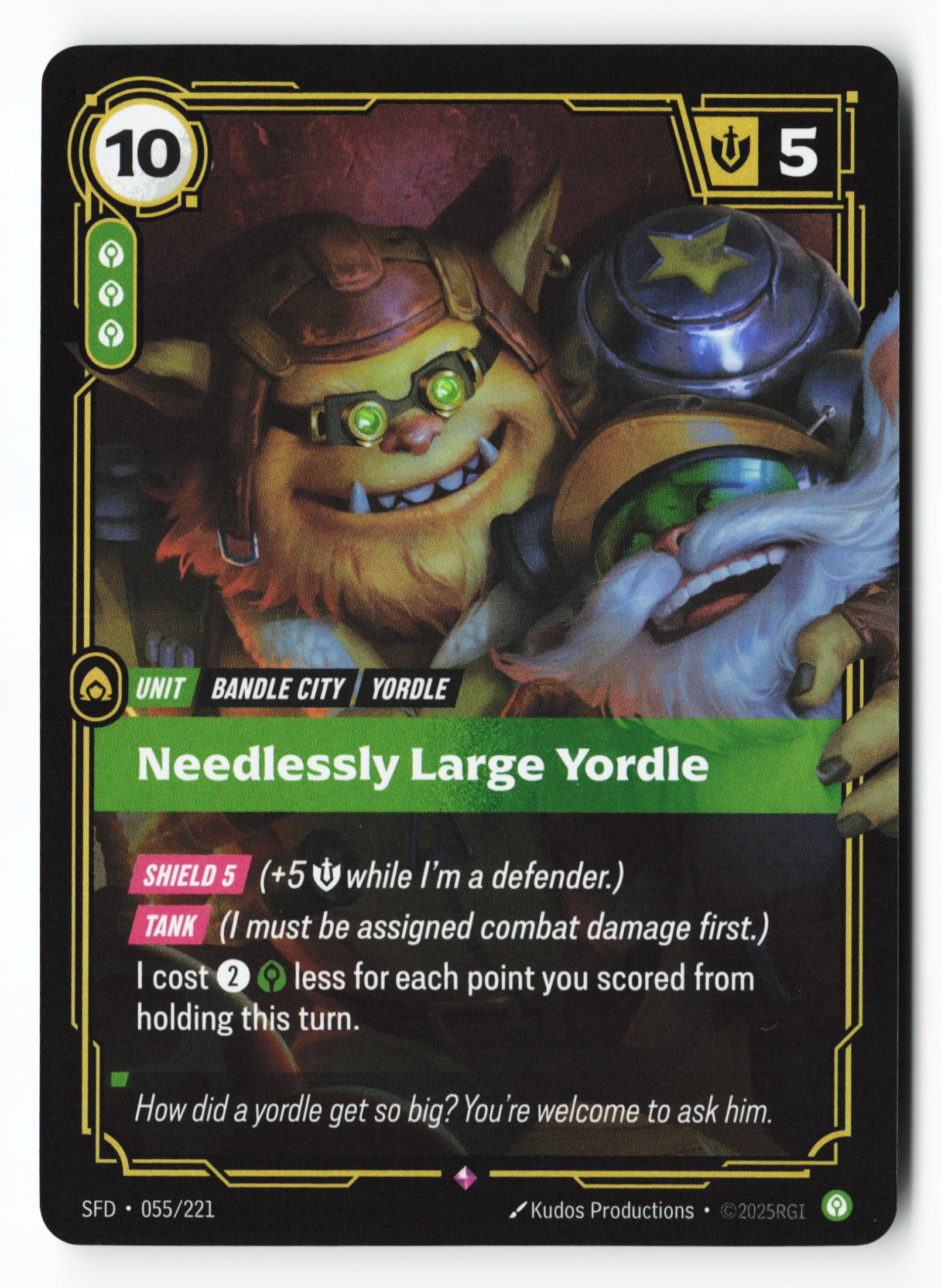 Needlessly Large Yordle (SFD 055) — Voorkant