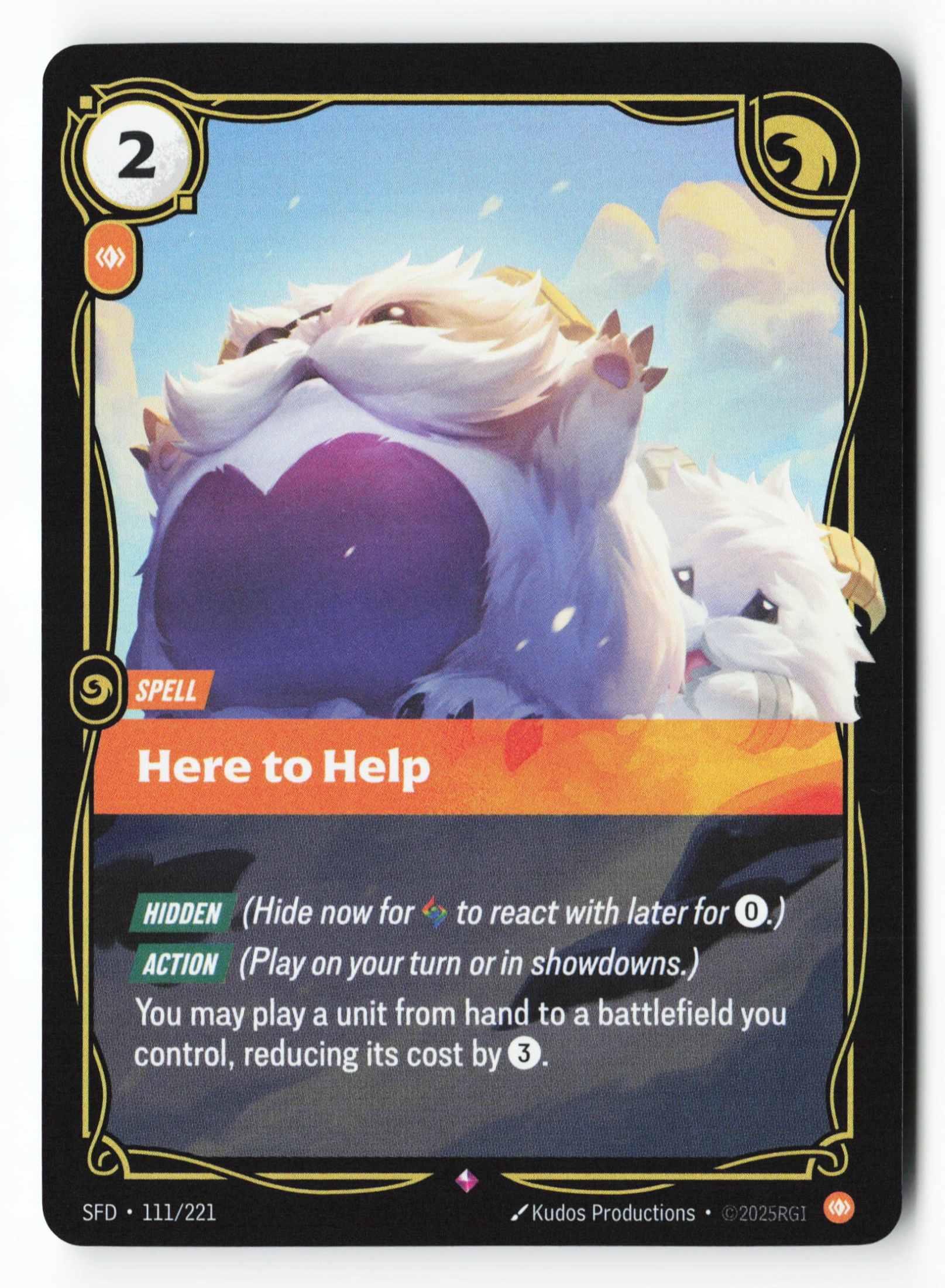 Here To Help (SFD 111) — Voorkant