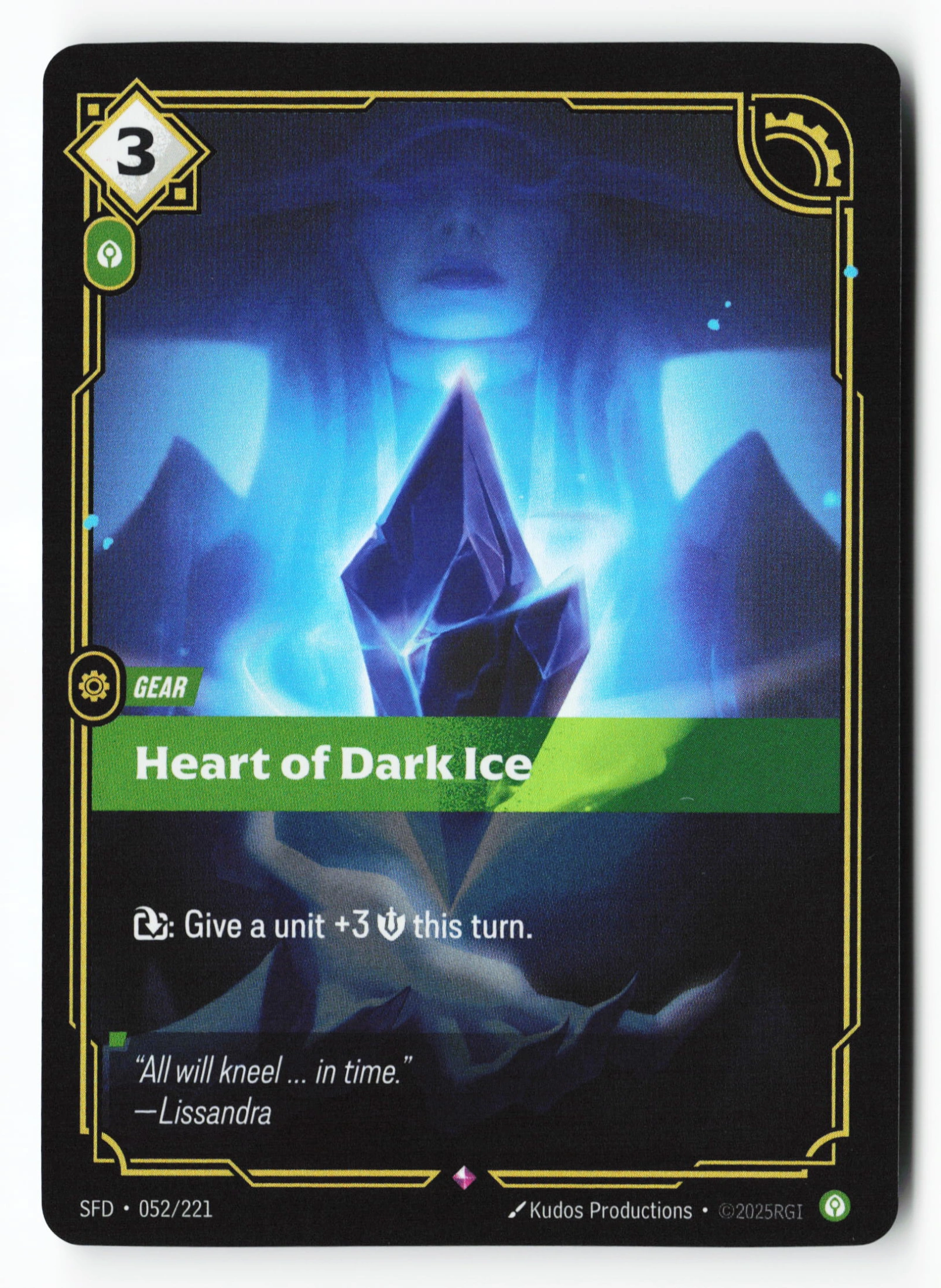 Heart Of Dark Ice (SFD 052) — Voorkant