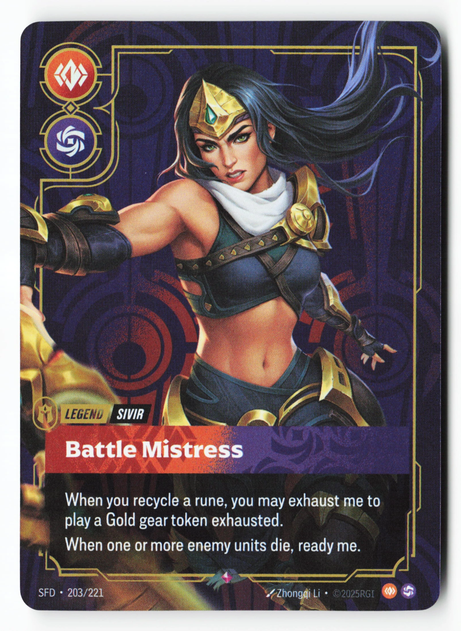 Battle Mistress (SFD 203) — Voorkant