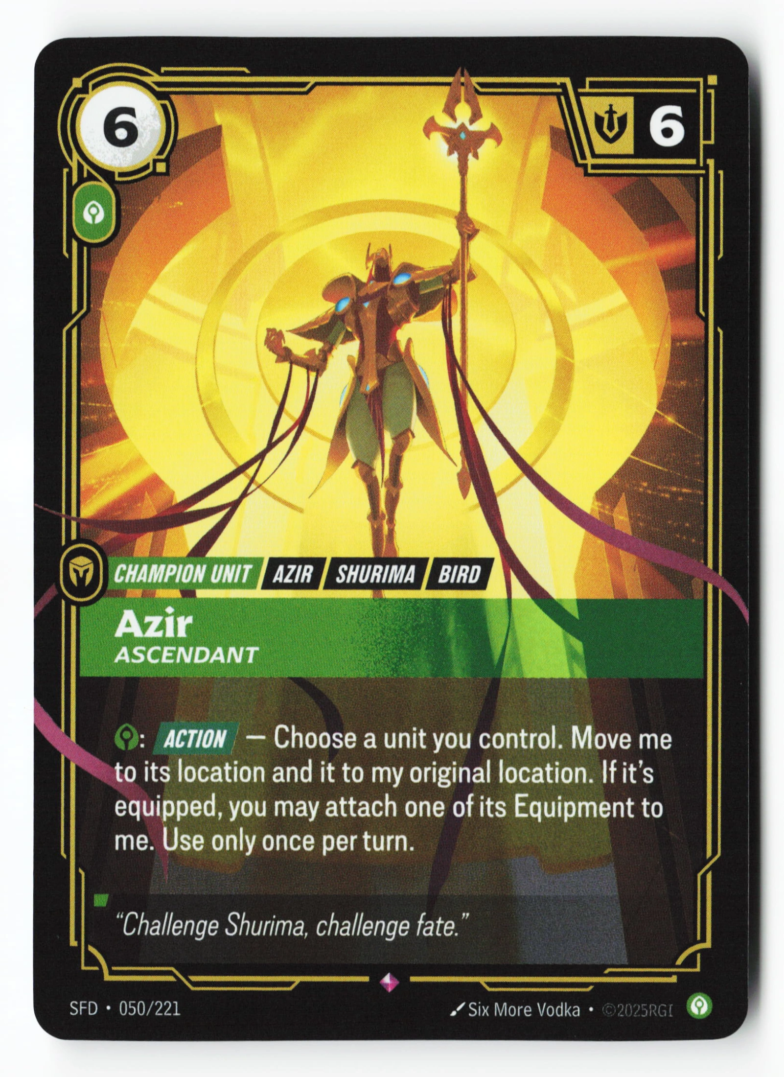 Azir, Ascendant (SFD 050) — Voorkant