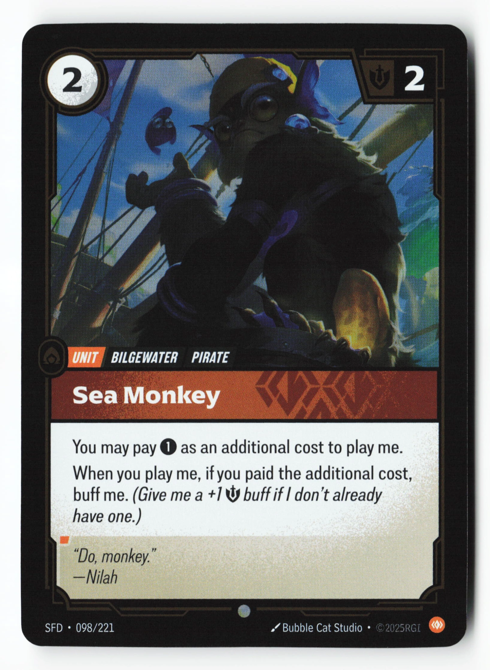 Sea Monkey (SFD 098) — Voorkant