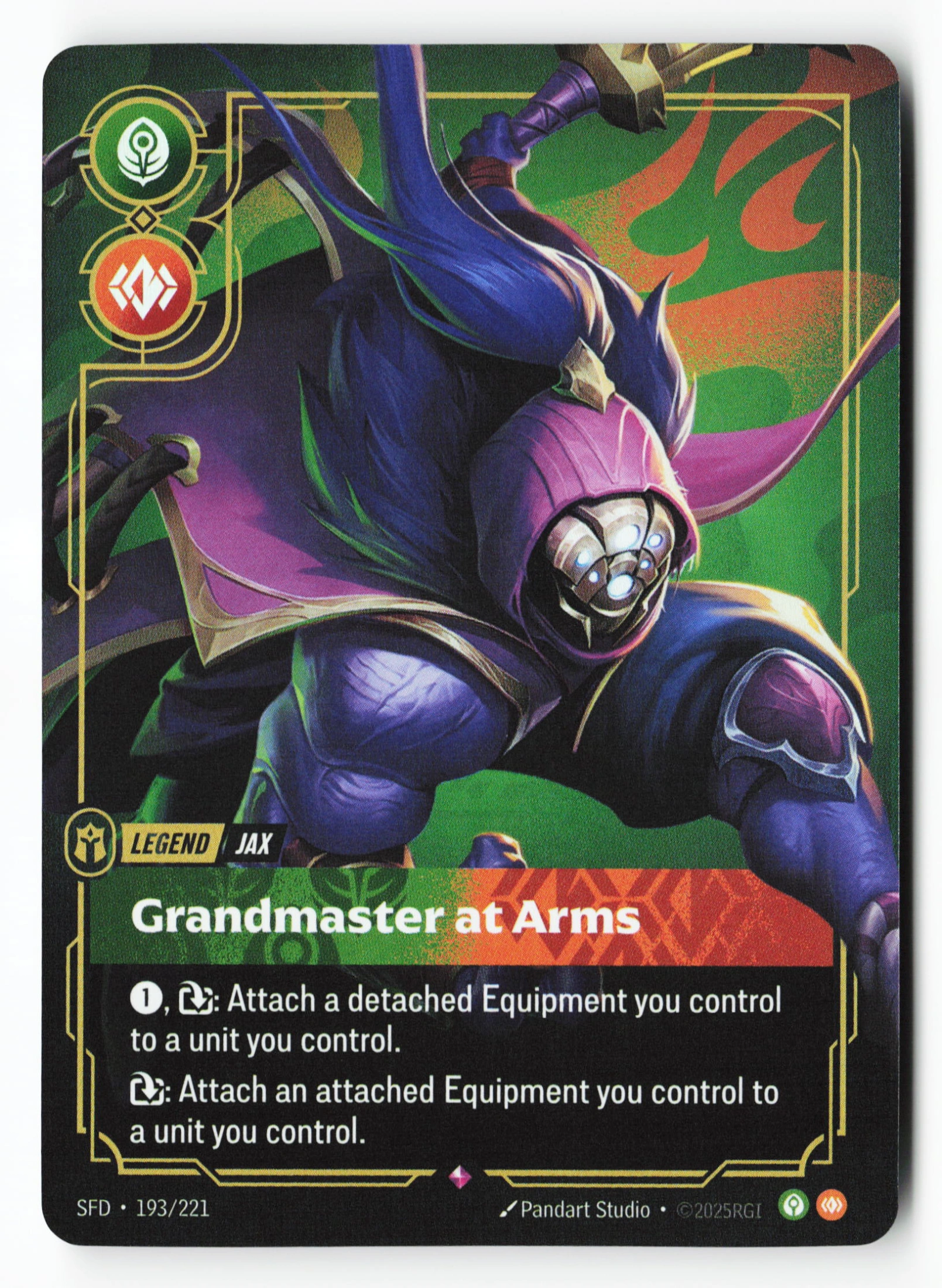 Grandmaster At Arms (SFD 193) — Voorkant