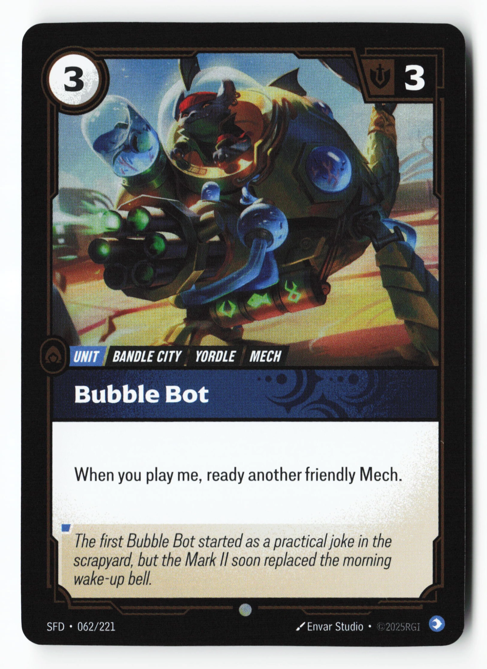Bubble Bot (SFD 062) — Voorkant