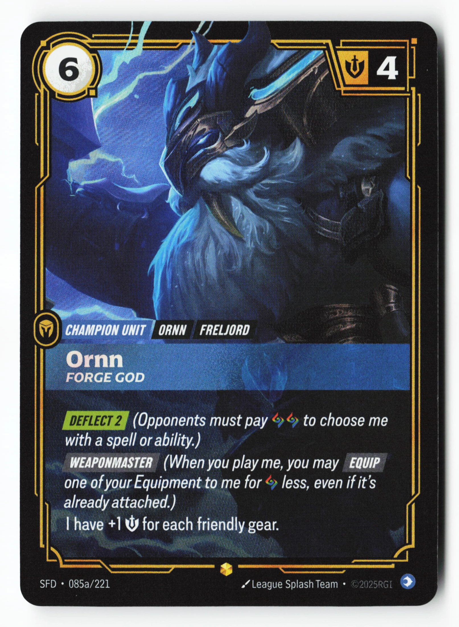 Ornn, Forge God (SFD 85a) — Voorkant