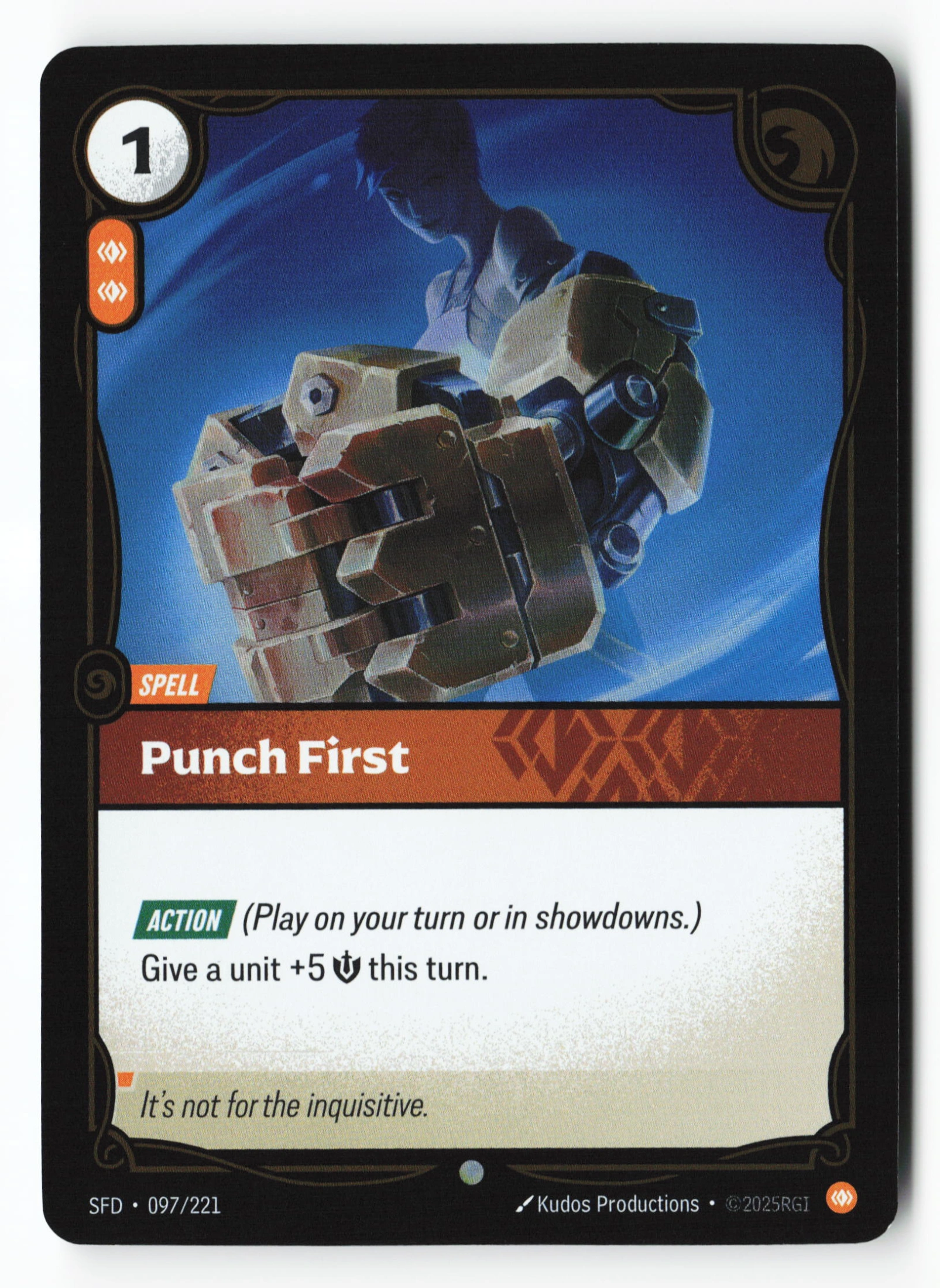 Punch First (SFD 097) — Voorkant
