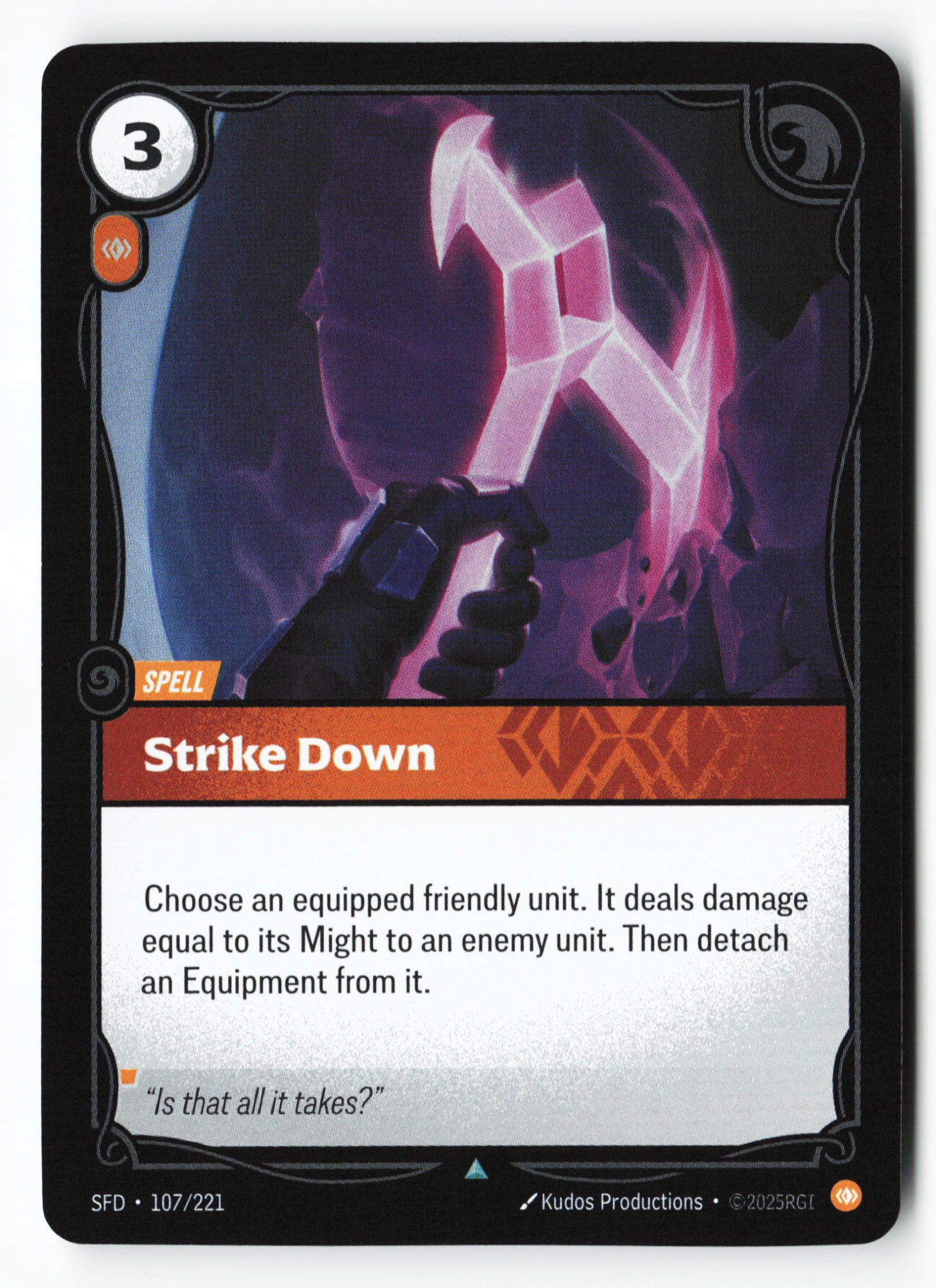 Strike Down (SFD 107) — Voorkant