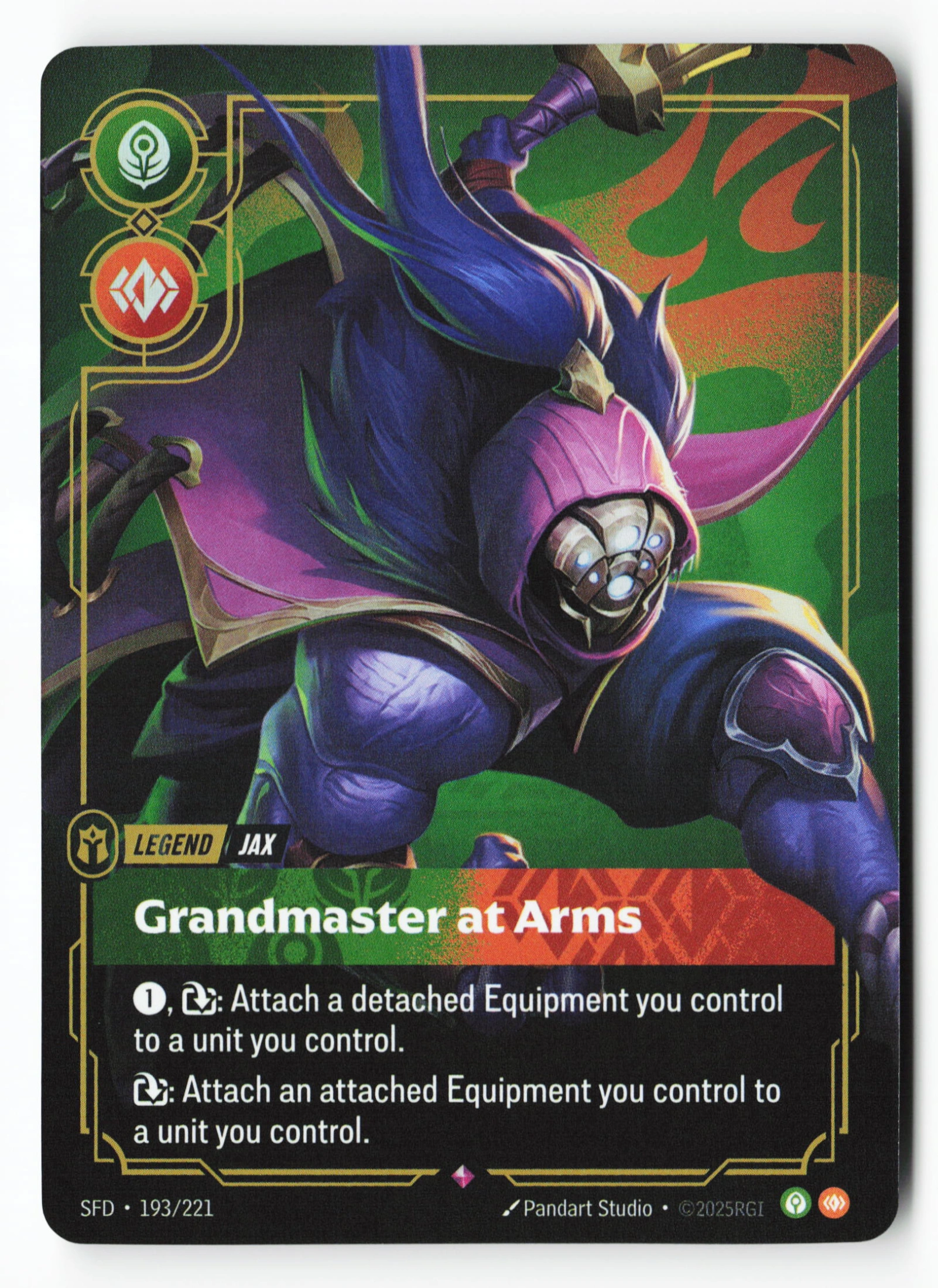 Grandmaster At Arms (SFD 193) — Voorkant