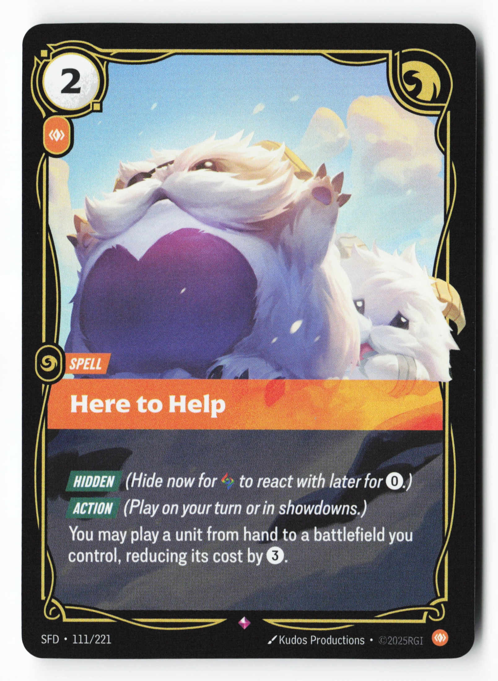 Here To Help (SFD 111) — Voorkant