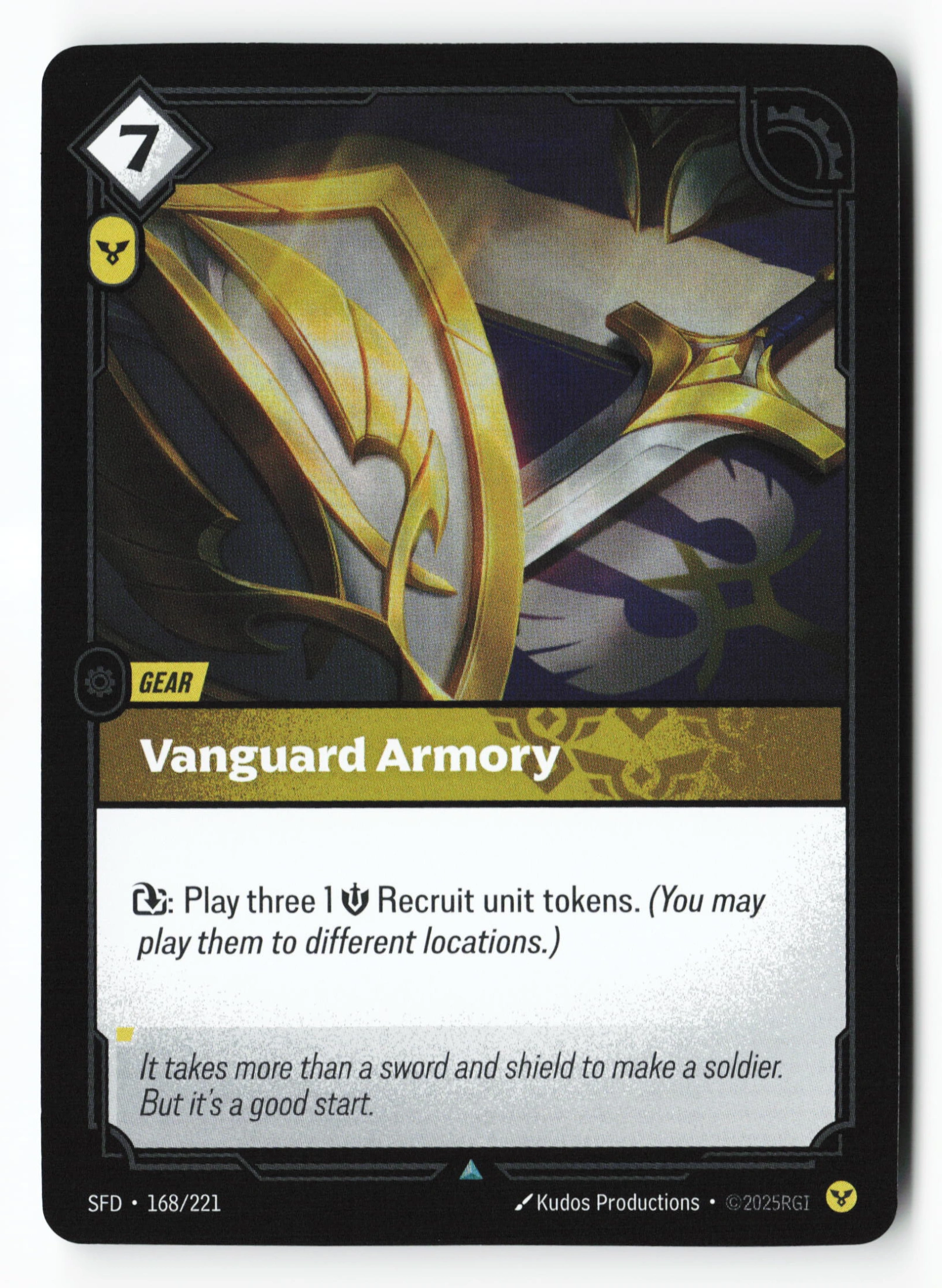 Vanguard Armory (SFD 168) — Voorkant