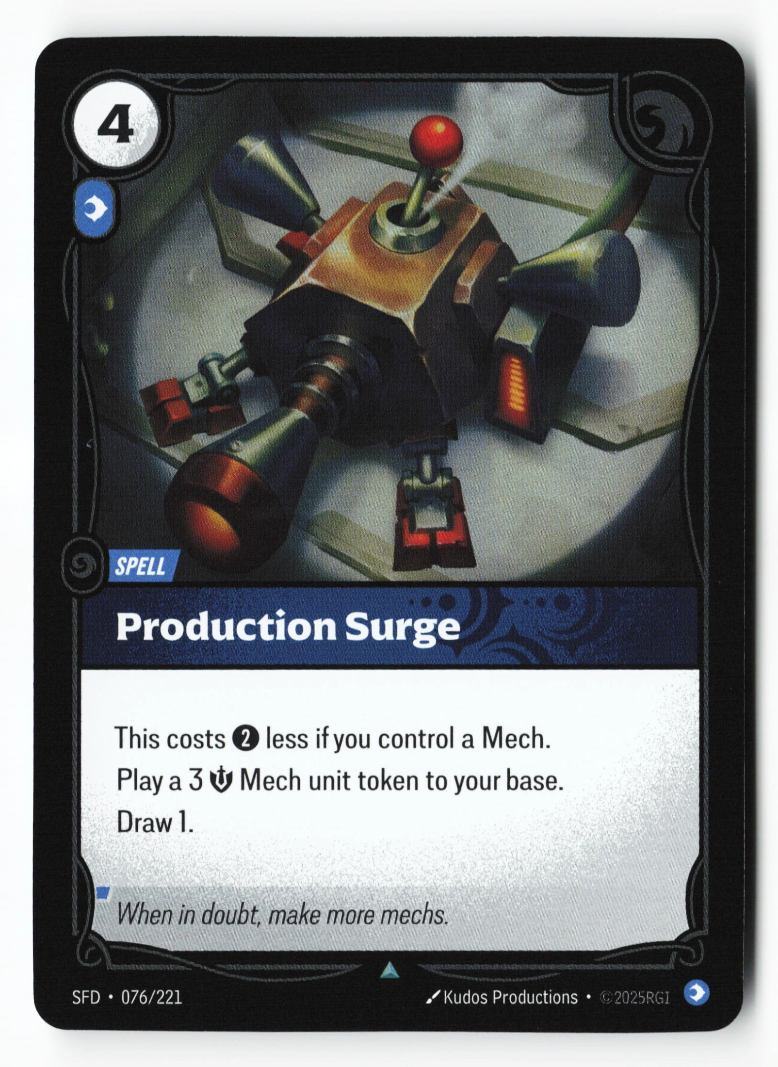 Production Surge (SFD 076) — Voorkant