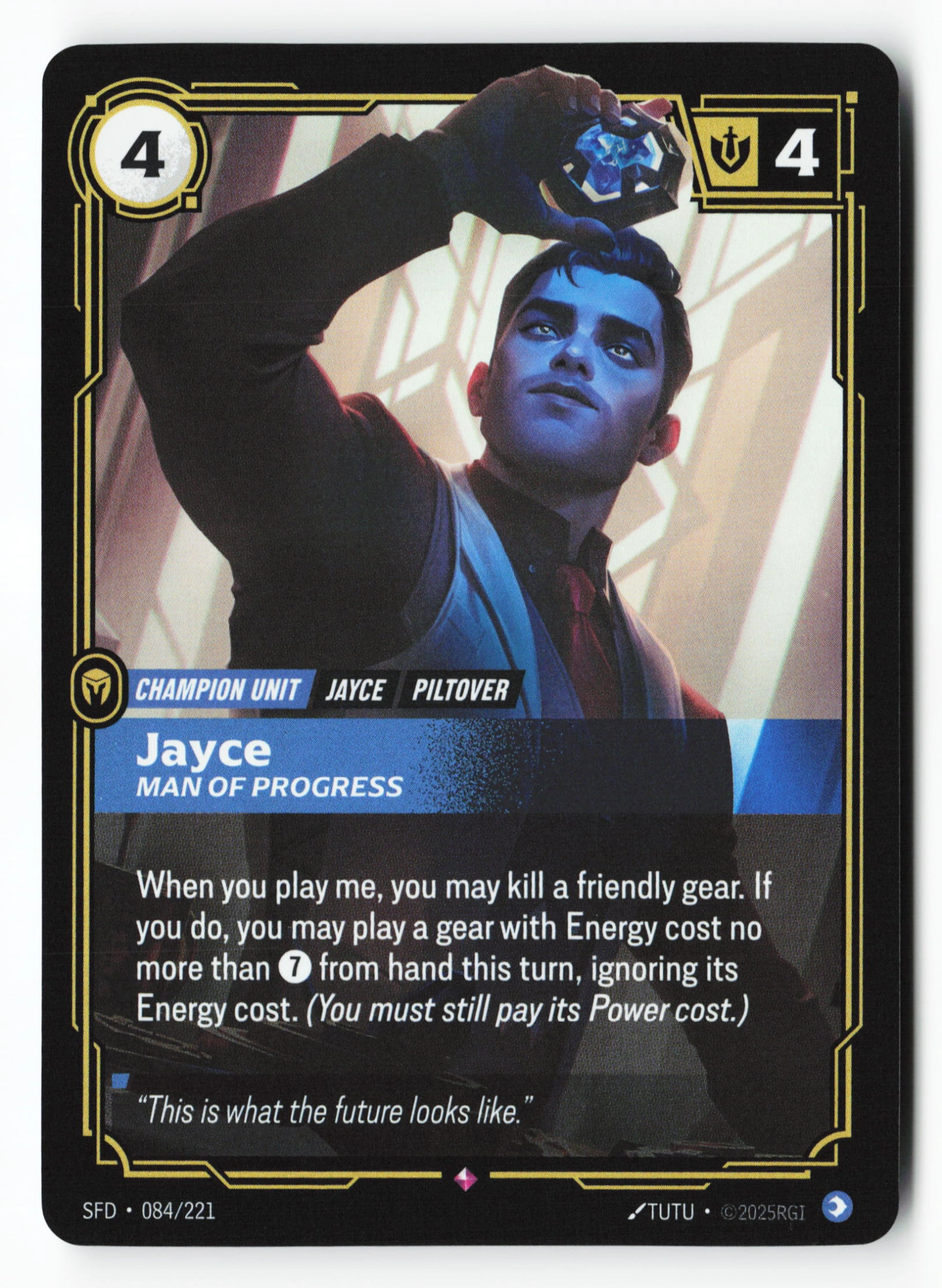 Jayce, Man Of Progress (SFD 084) — Voorkant