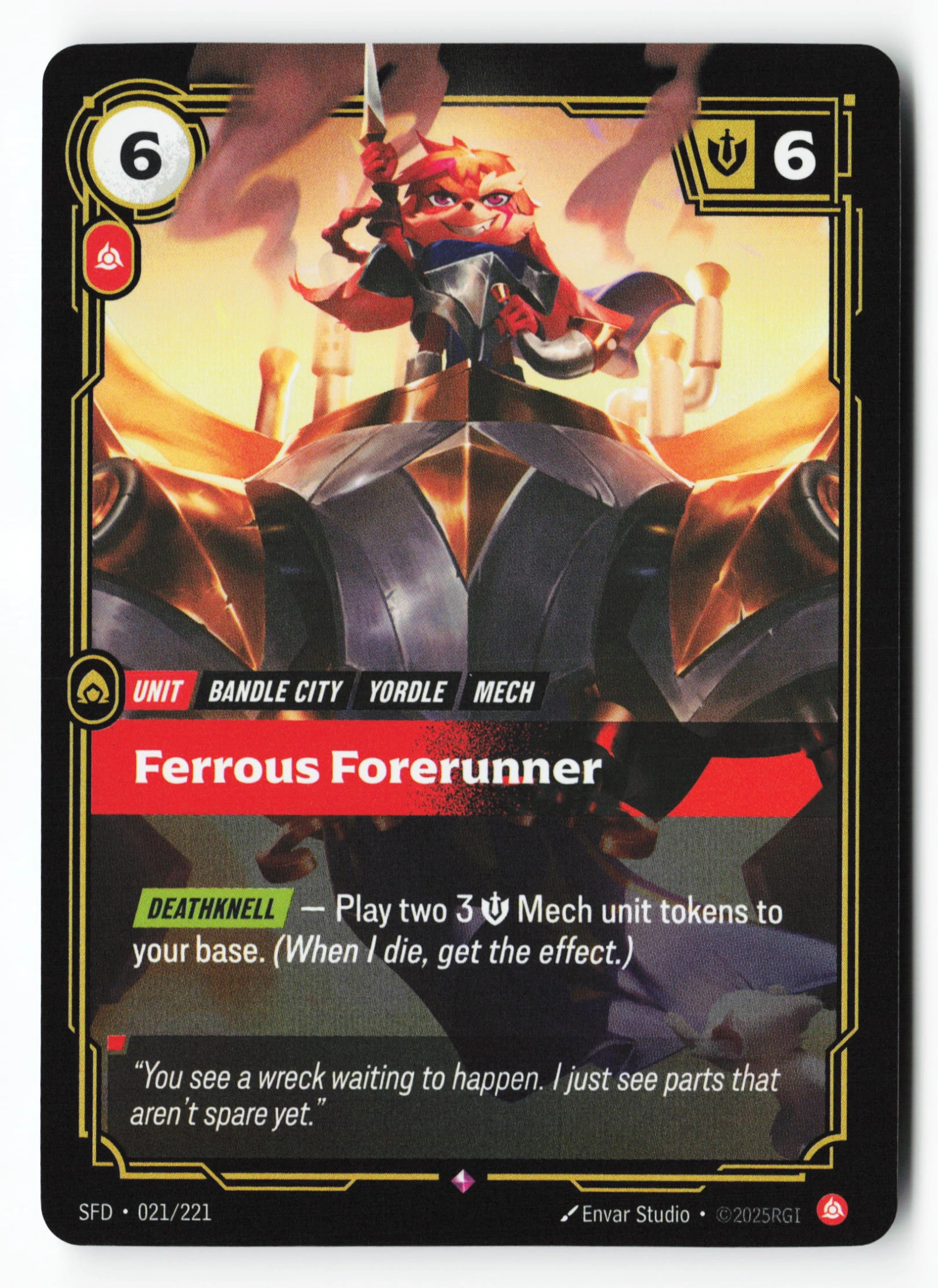 Ferrous Forerunner (SFD 021) — Voorkant