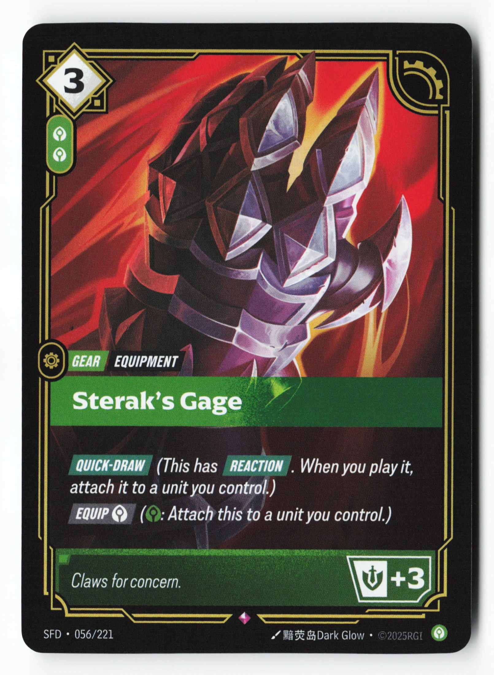 Sterak's Gage (SFD 056) — Voorkant