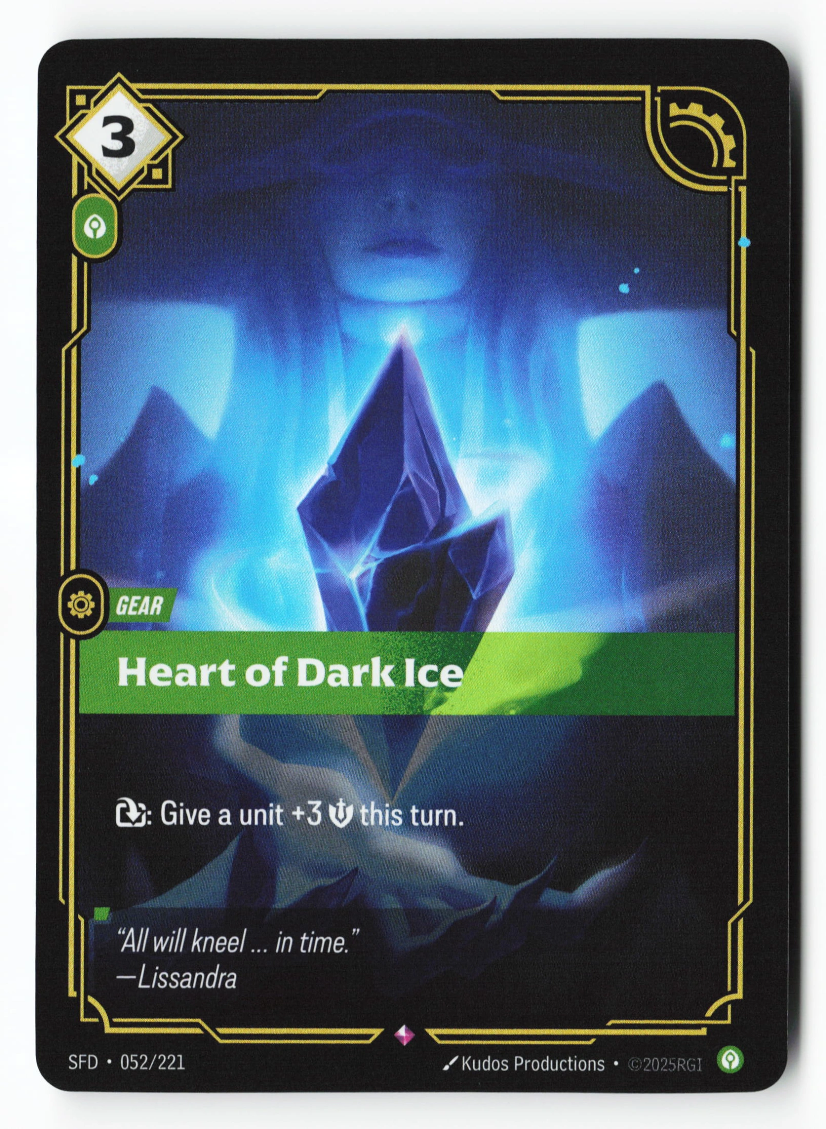 Heart Of Dark Ice (SFD 052) — Voorkant