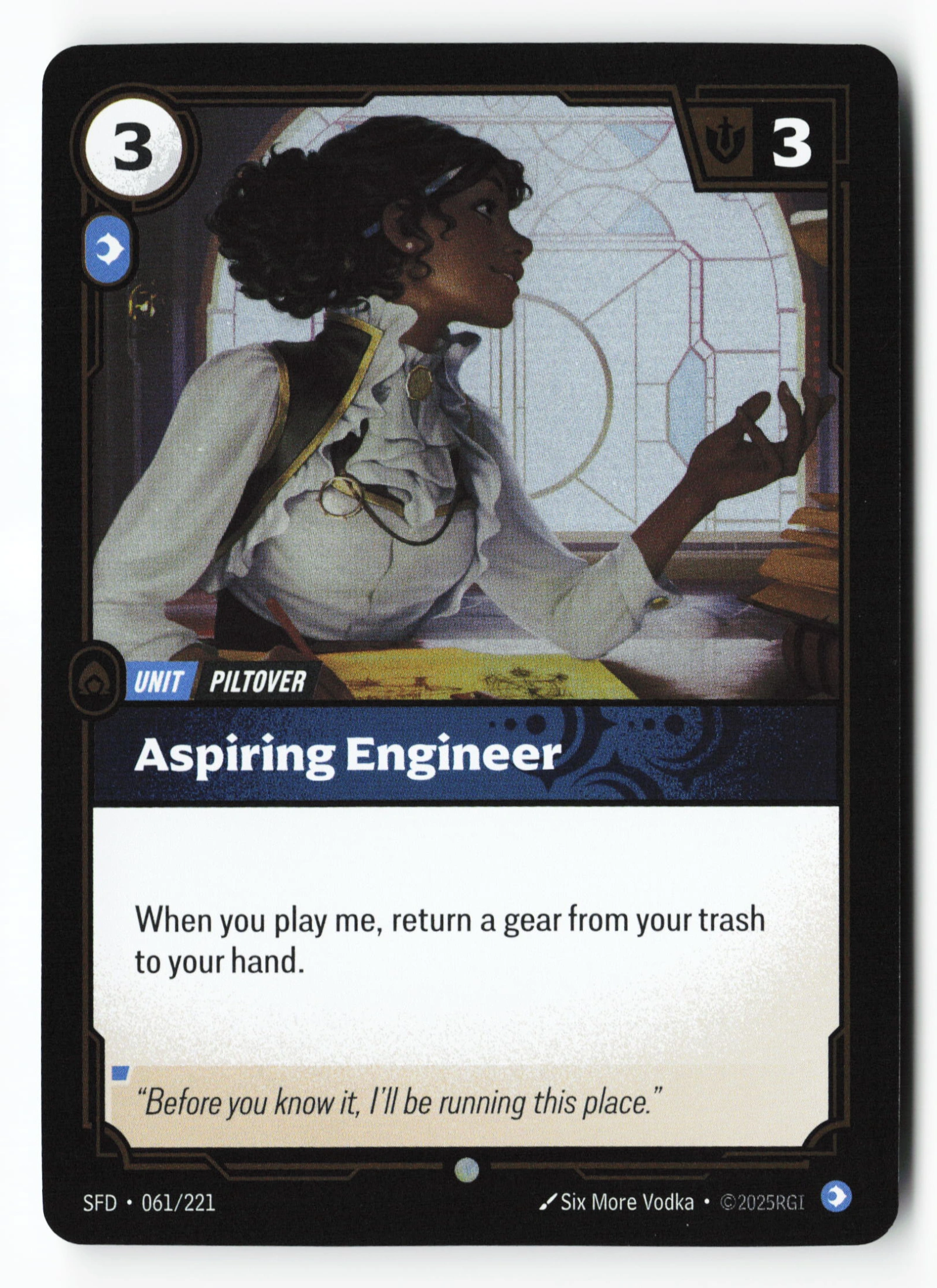 Aspiring Engineer (SFD 061) — Voorkant