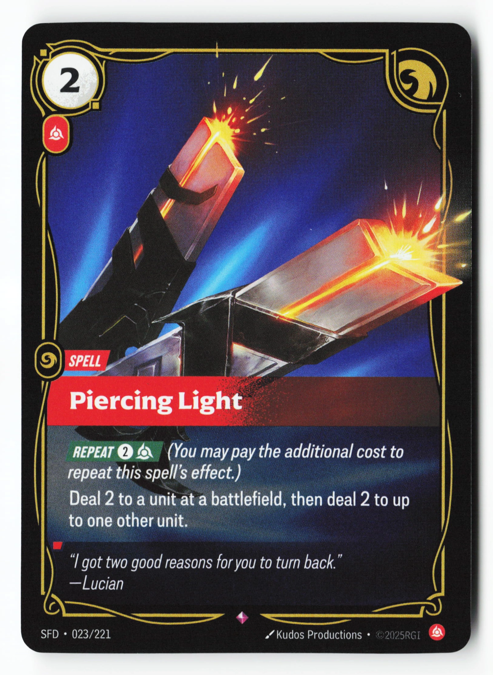 Piercing Light (SFD 023) — Voorkant