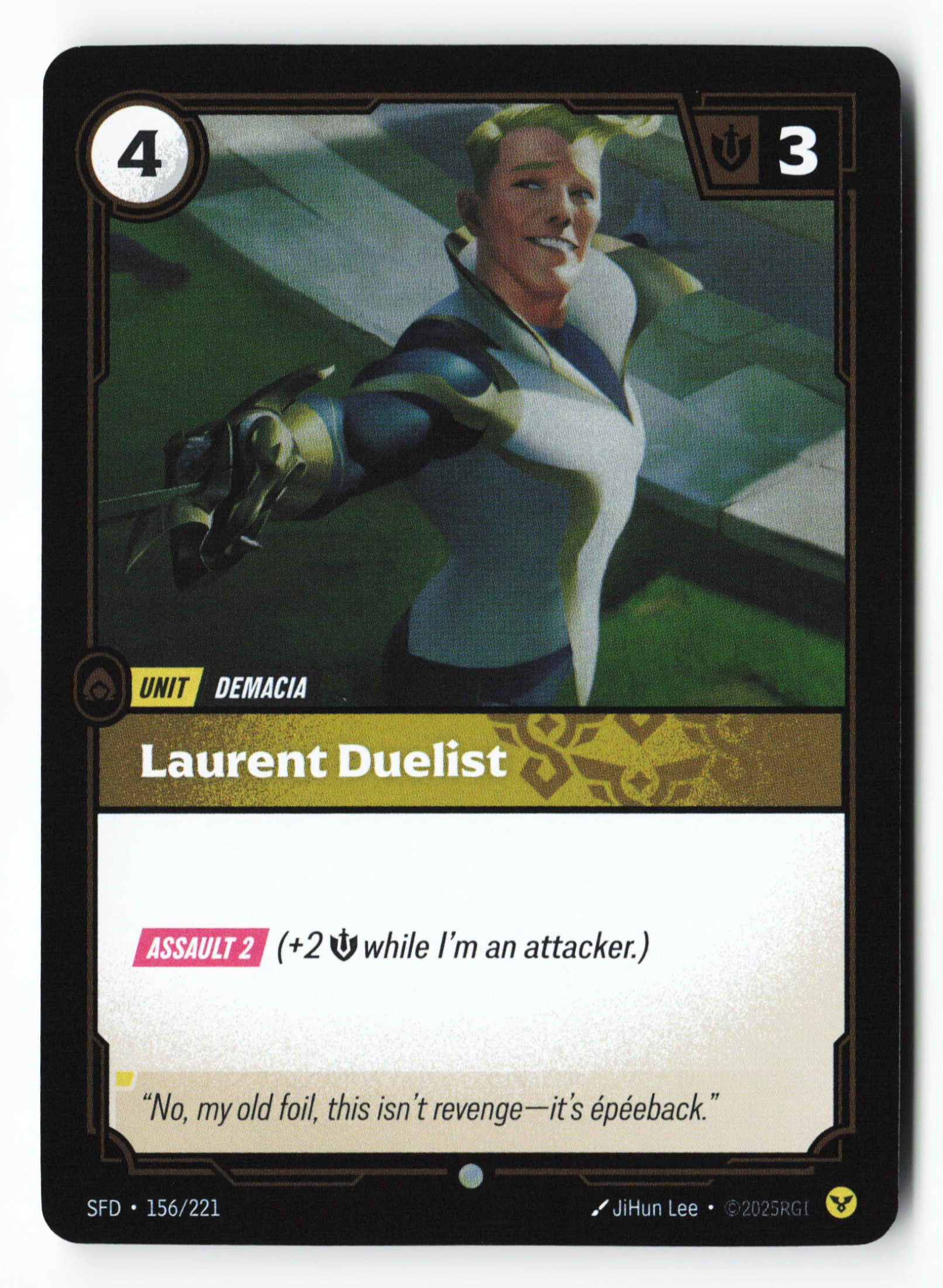Laurent Duelist (SFD 156) — Voorkant