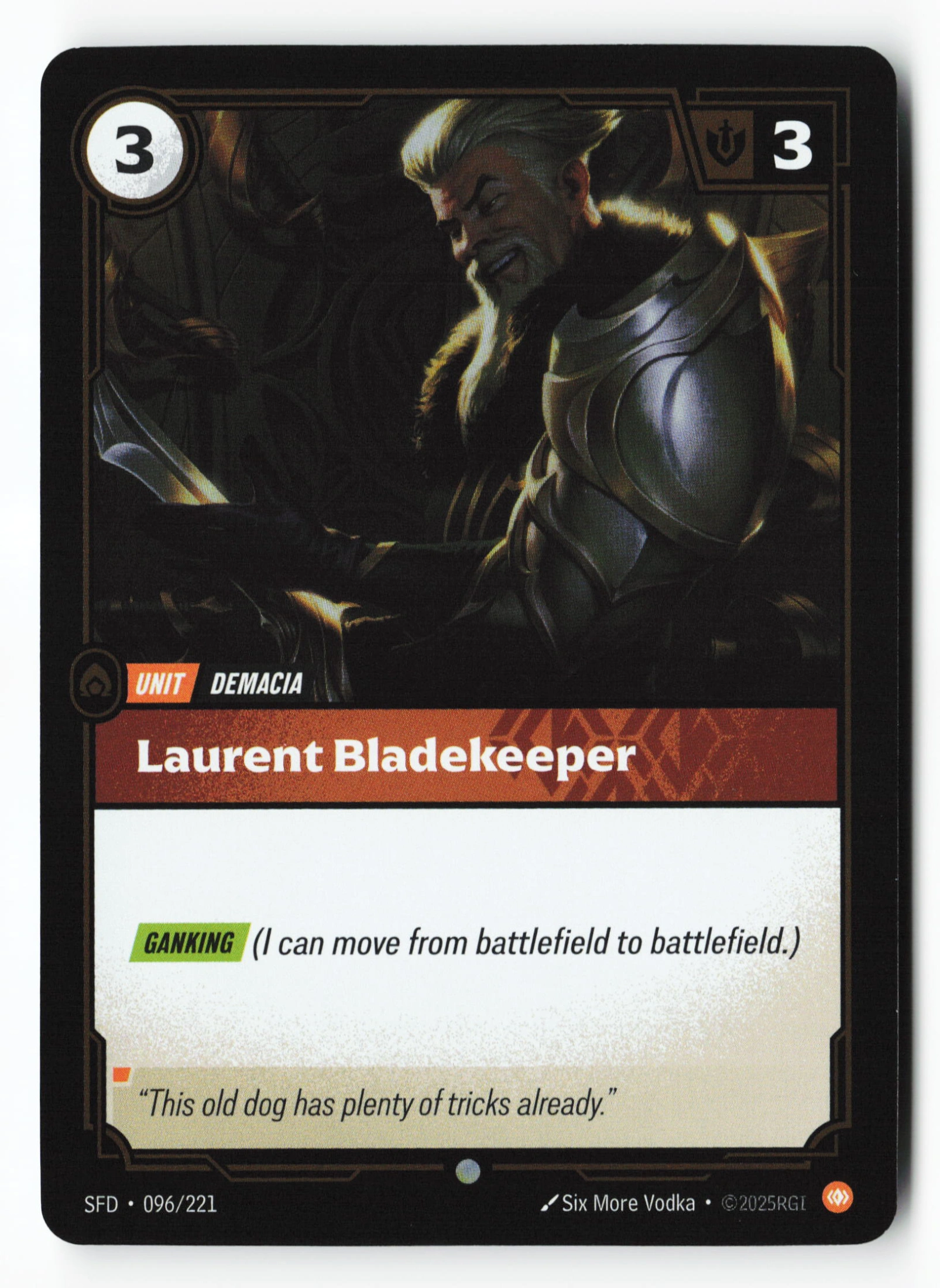 Laurent Bladekeeper (SFD 096) — Voorkant