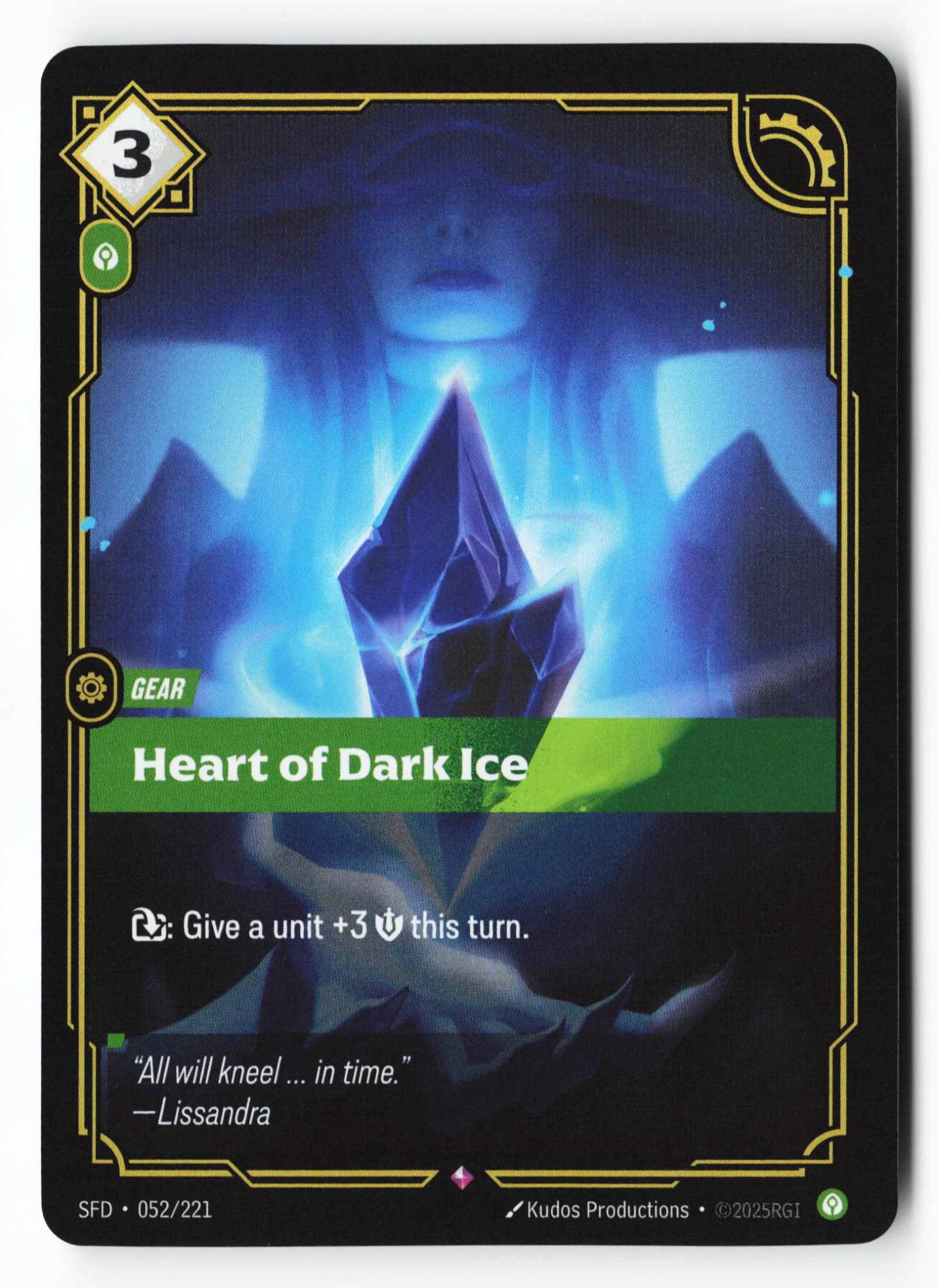 Heart Of Dark Ice (SFD 052) — Voorkant
