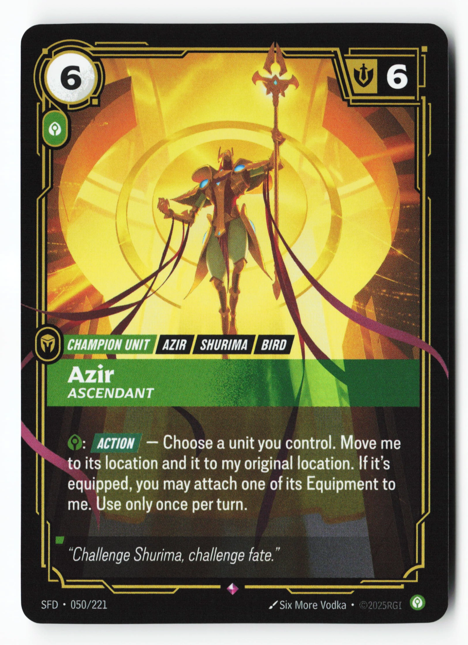 Azir, Ascendant (SFD 050) — Voorkant