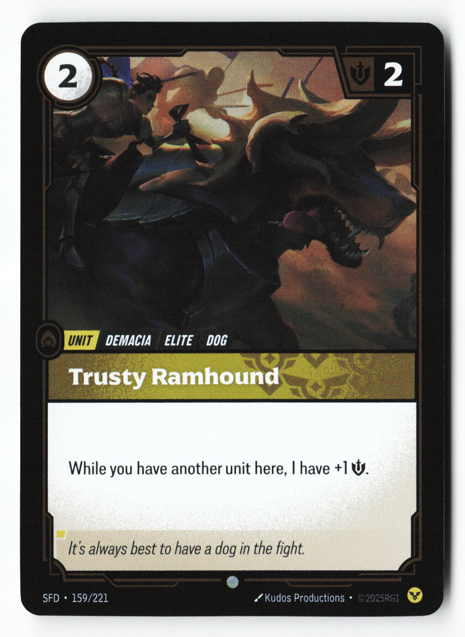 Trusty Ramhound (SFD 159) — Voorkant