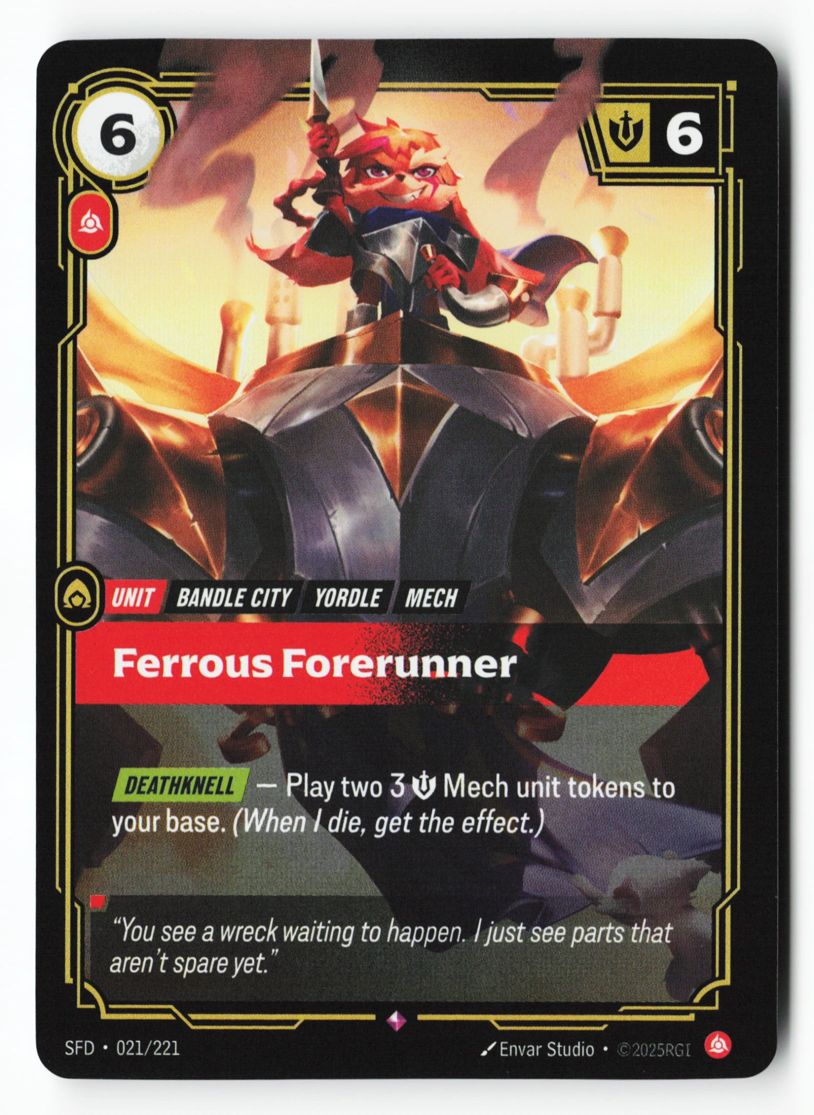 Ferrous Forerunner (SFD 021) — Voorkant